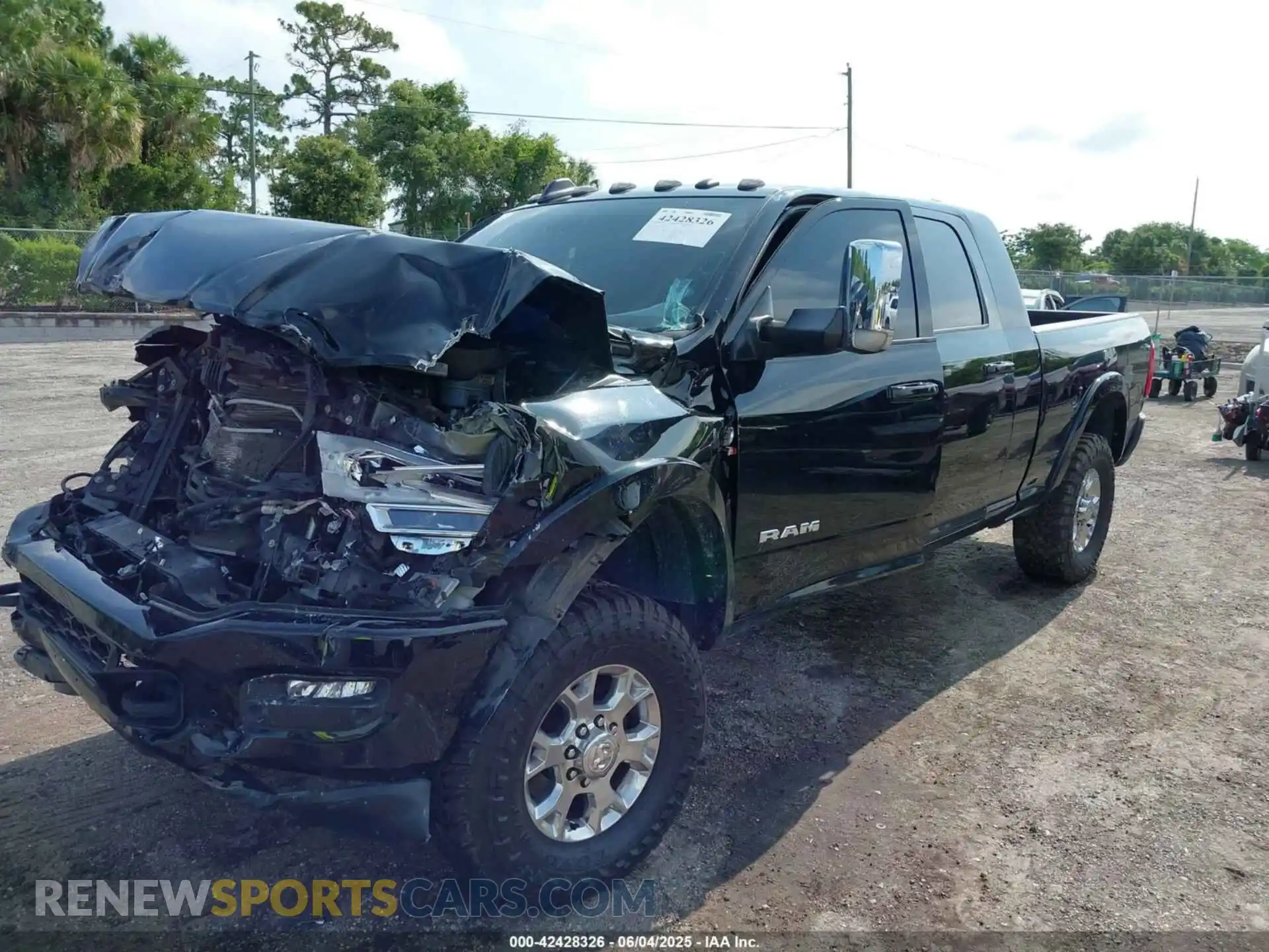 2 Photograph of a damaged car 3C6UR5NL4MG677827 RAM 2500 2021