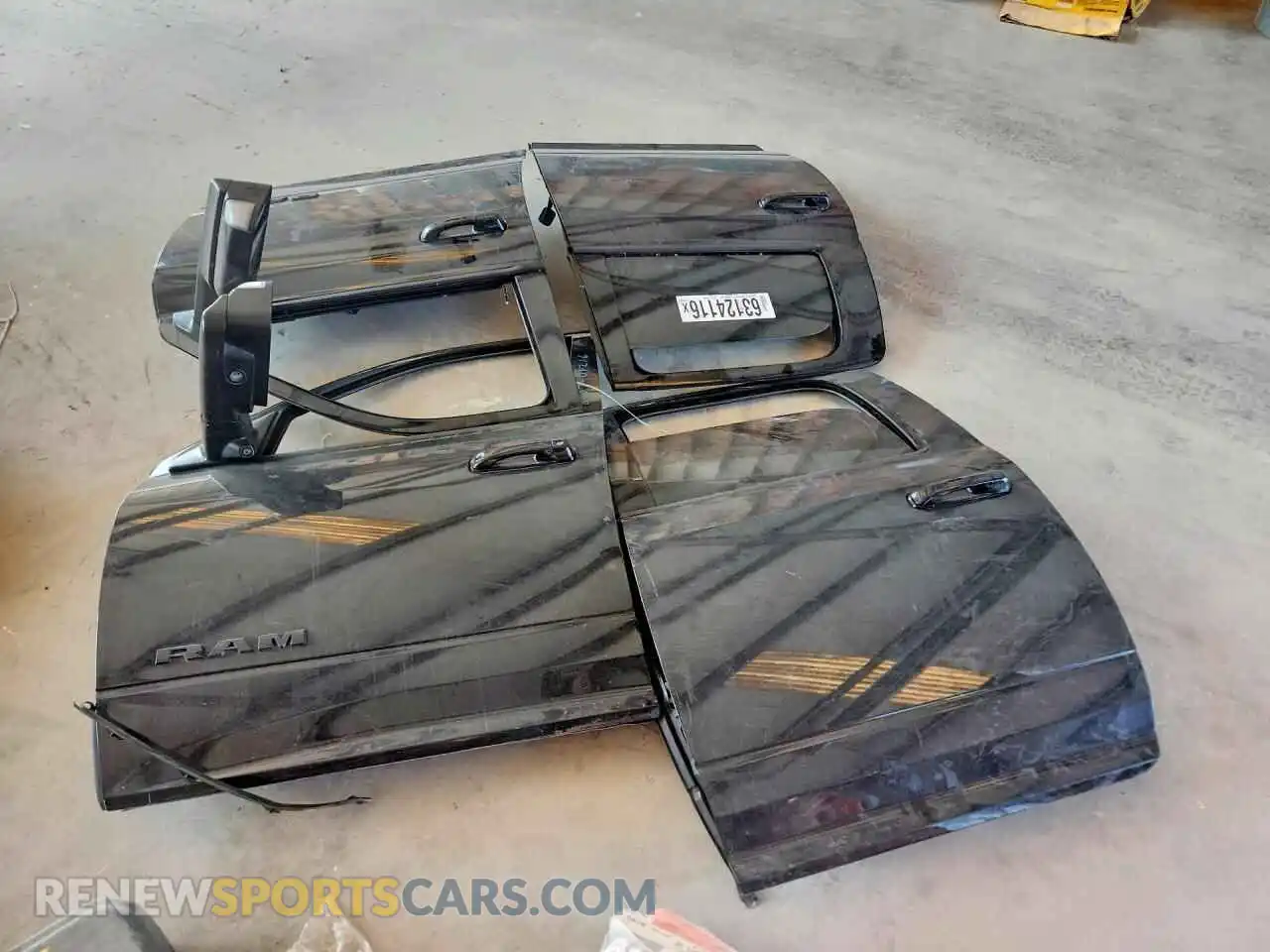 3 Photograph of a damaged car 3C6UR5SL2MG628842 RAM 2500 2021
