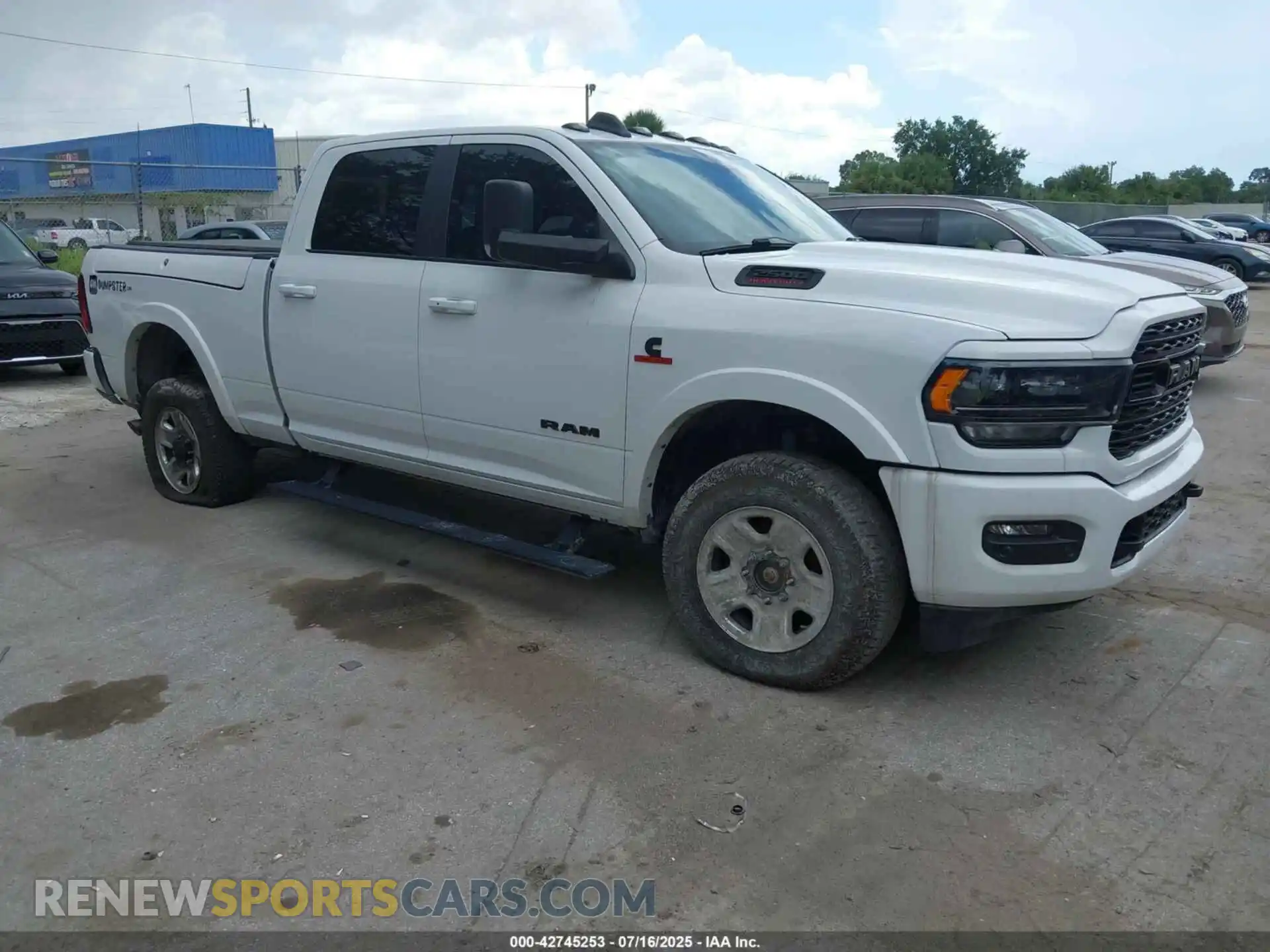 1 Photograph of a damaged car 3C6UR5SL8MG531354 RAM 2500 2021