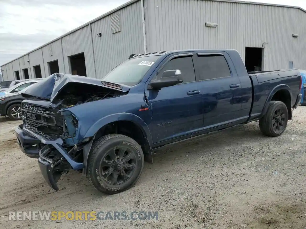 1 Photograph of a damaged car 3C6UR5TL4MG606016 RAM 2500 2021