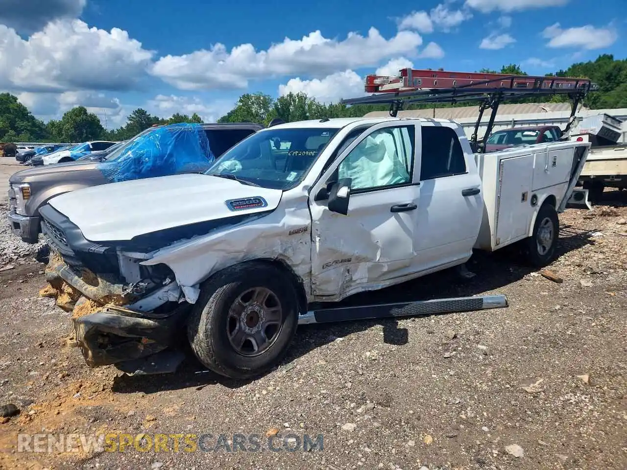 1 Photograph of a damaged car 3C7WR4HJ3MG651972 RAM 2500 2021
