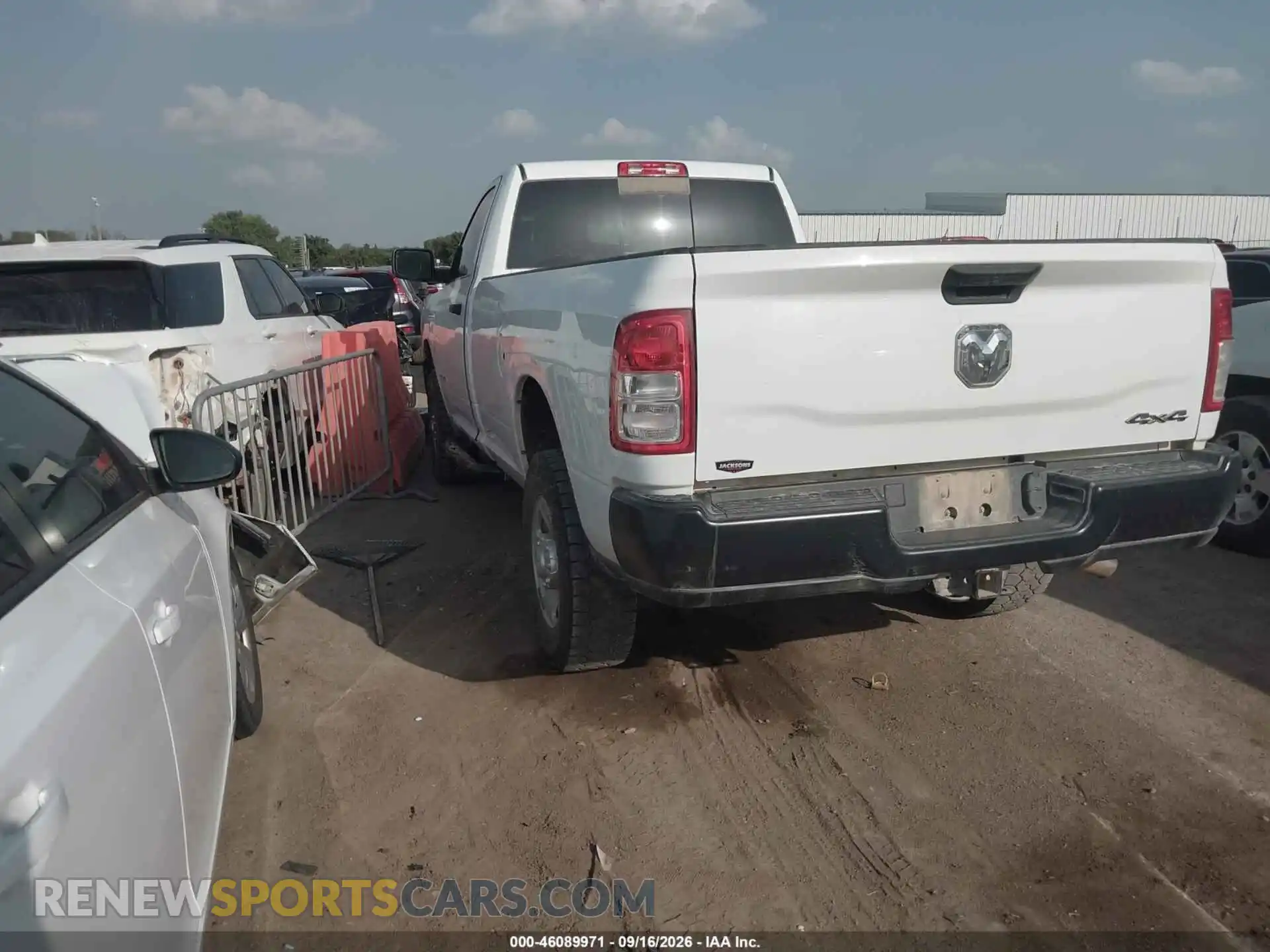 3 Photograph of a damaged car 3C6MR5AJ0NG323843 RAM 2500 2022
