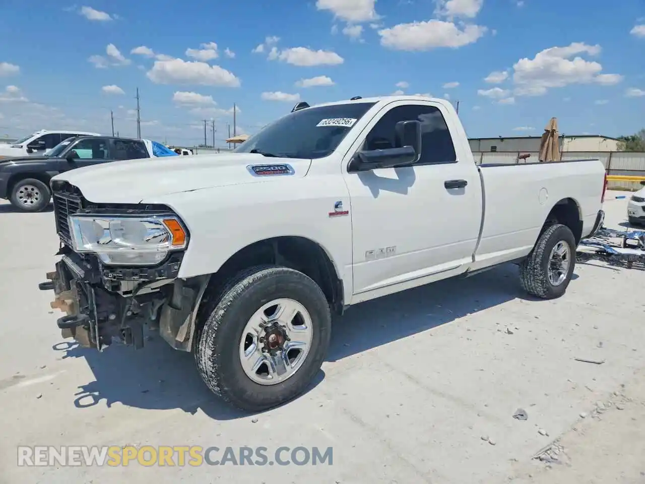 1 Photograph of a damaged car 3C6MR5ALXNG130682 RAM 2500 2022