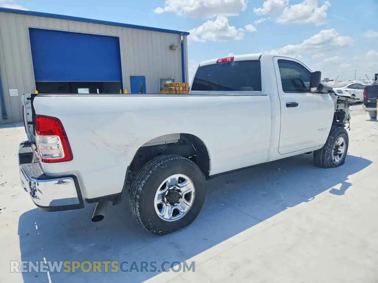 3 Photograph of a damaged car 3C6MR5ALXNG130682 RAM 2500 2022