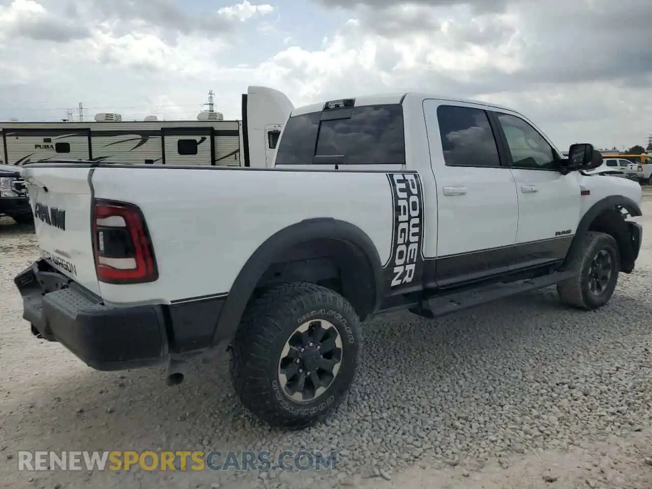 3 Photograph of a damaged car 3C6TR5EJ7NG250766 RAM 2500 2022