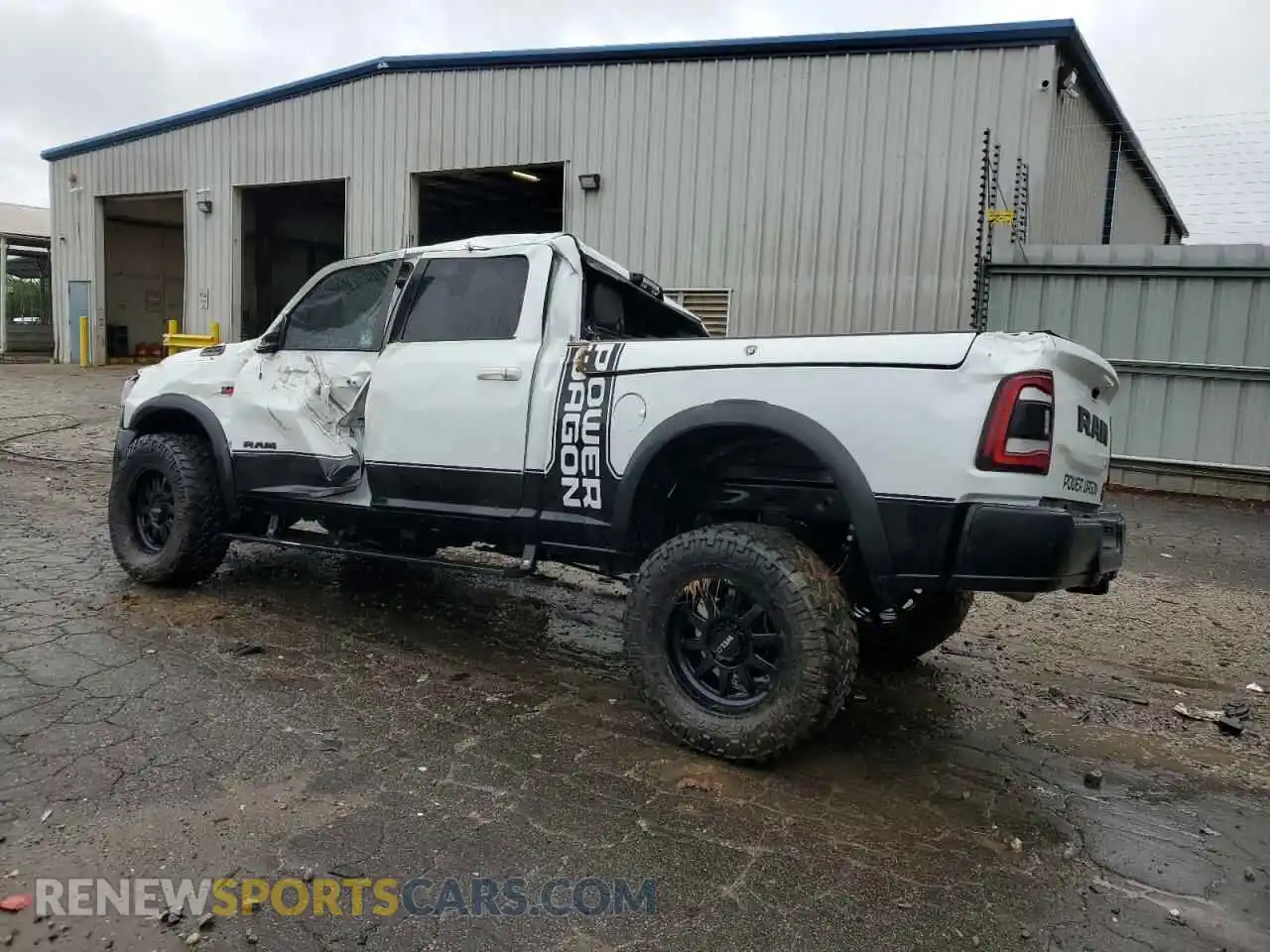 2 Photograph of a damaged car 3C6TR5EJ9NG222841 RAM 2500 2022