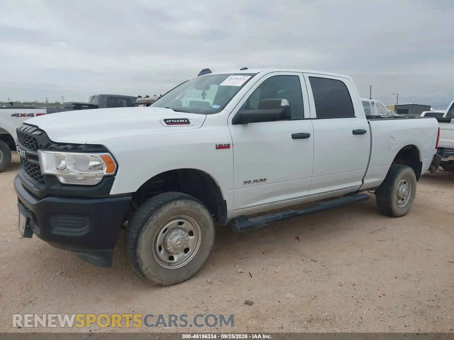 2 Photograph of a damaged car 3C6UR5CJ3NG298644 RAM 2500 2022