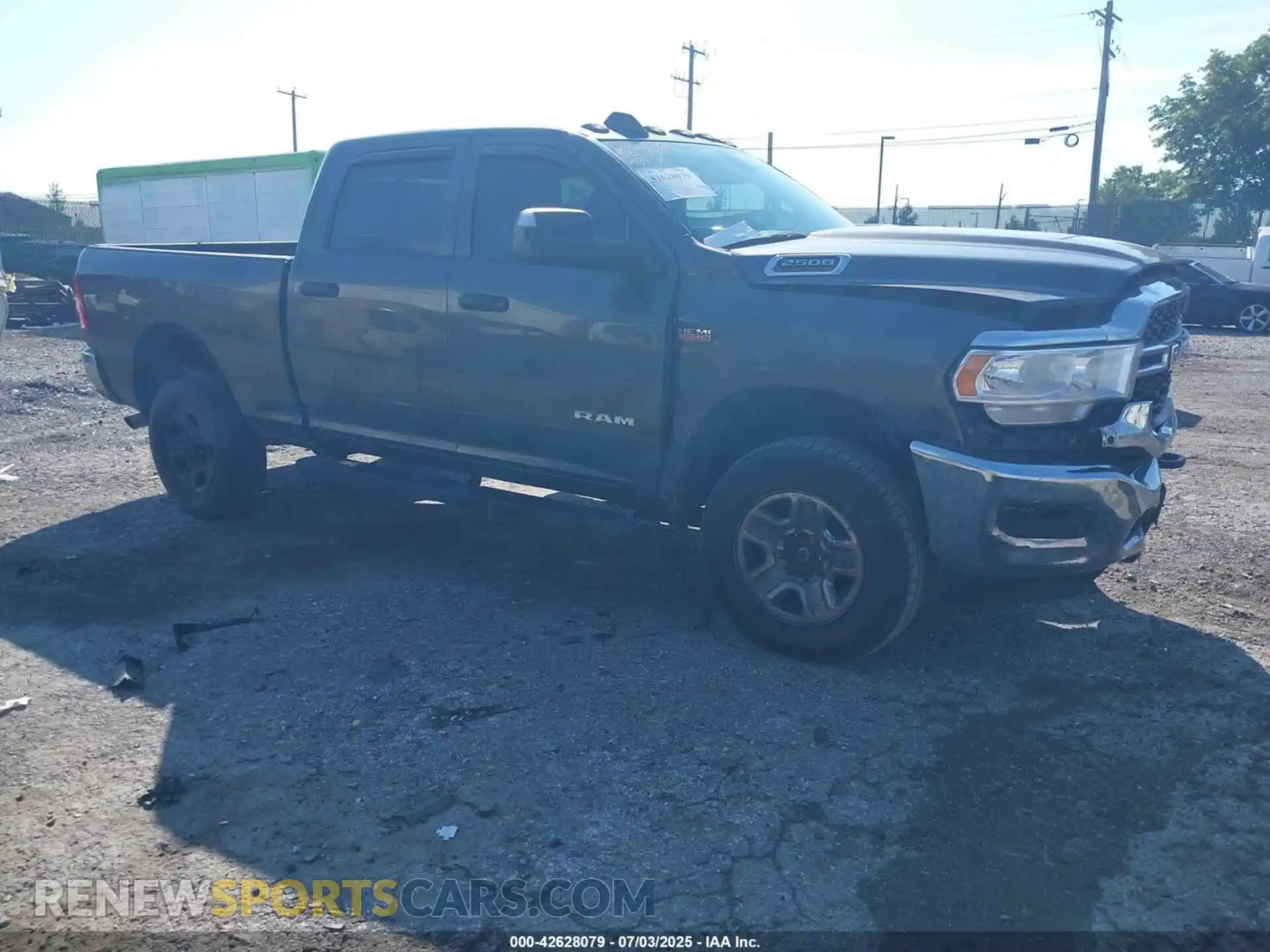 1 Photograph of a damaged car 3C6UR5CJ8NG286439 RAM 2500 2022