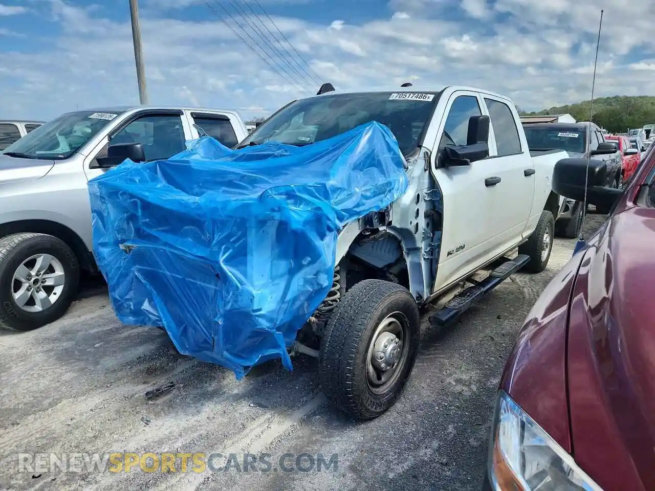 1 Фотография поврежденного автомобиля 3C6UR5CL0NG439302 RAM 2500 2022