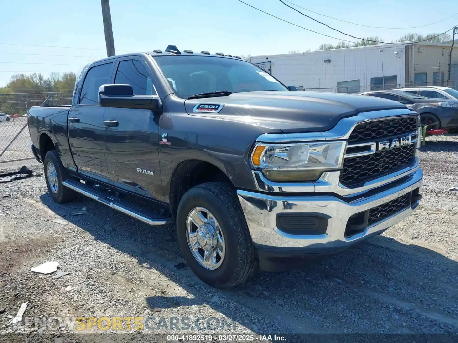1 Photograph of a damaged car 3C6UR5CL2NG252546 RAM 2500 2022