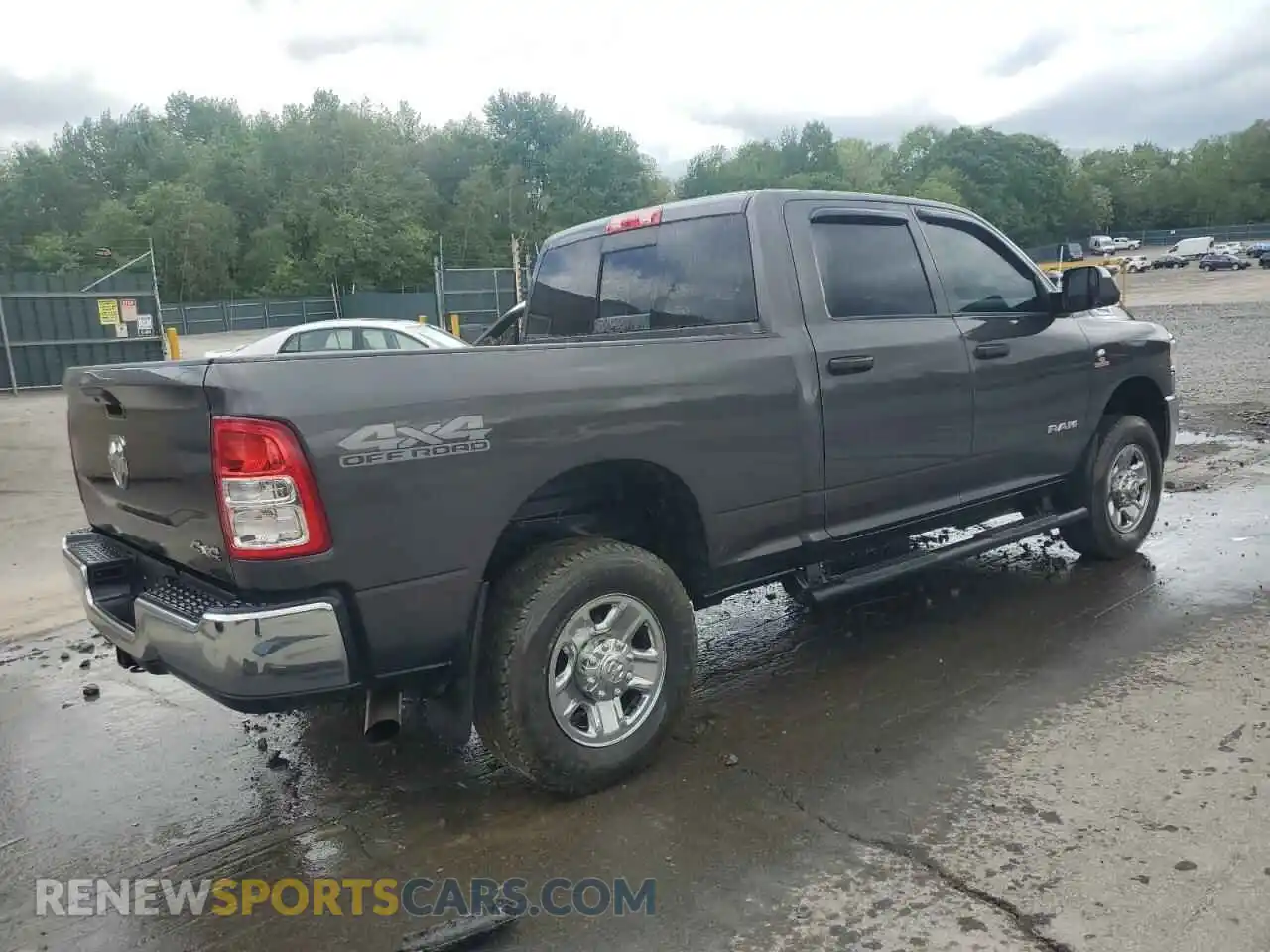 3 Photograph of a damaged car 3C6UR5CL8NG383710 RAM 2500 2022