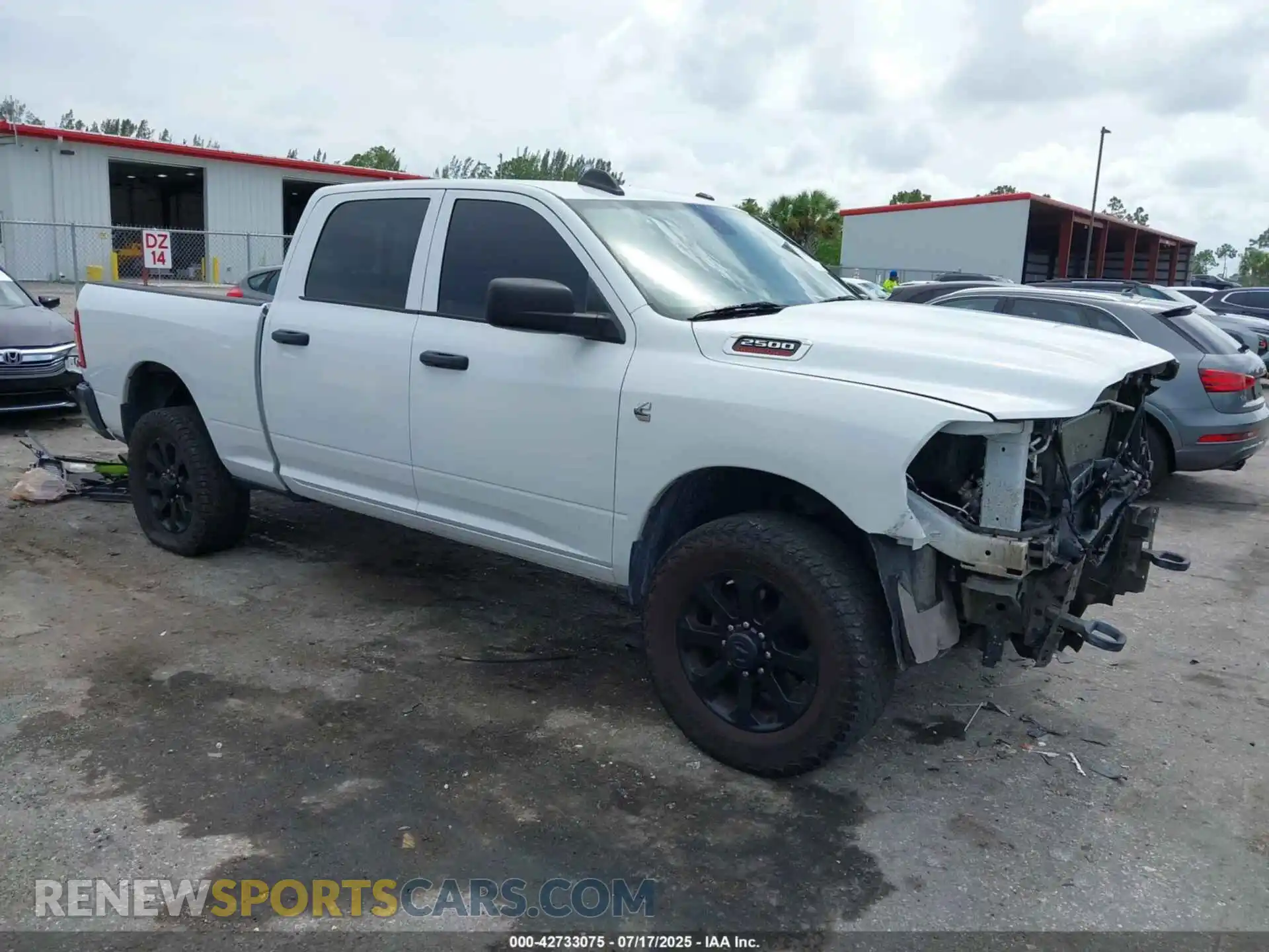 1 Photograph of a damaged car 3C6UR5CLXNG221366 RAM 2500 2022