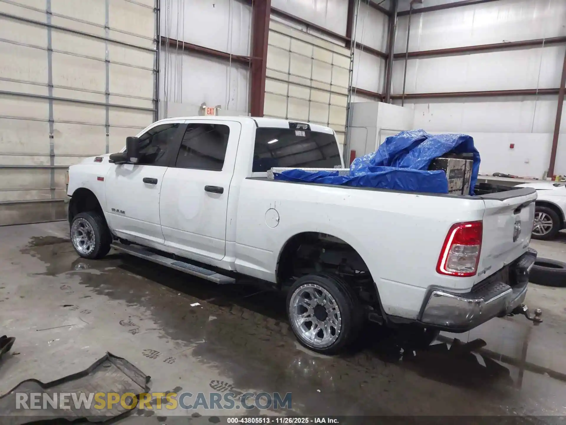 3 Photograph of a damaged car 3C6UR5DJ2NG350196 RAM 2500 2022