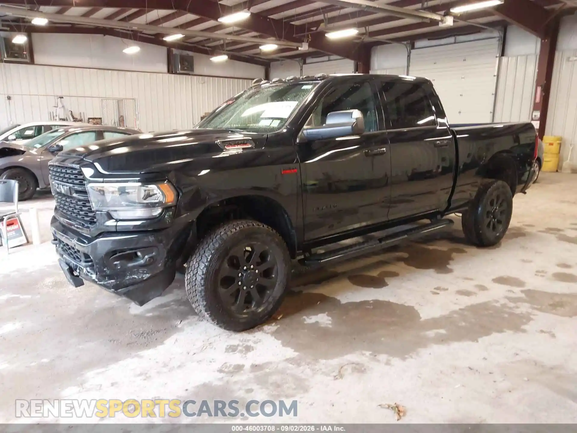 2 Photograph of a damaged car 3C6UR5DJ7NG143500 RAM 2500 2022
