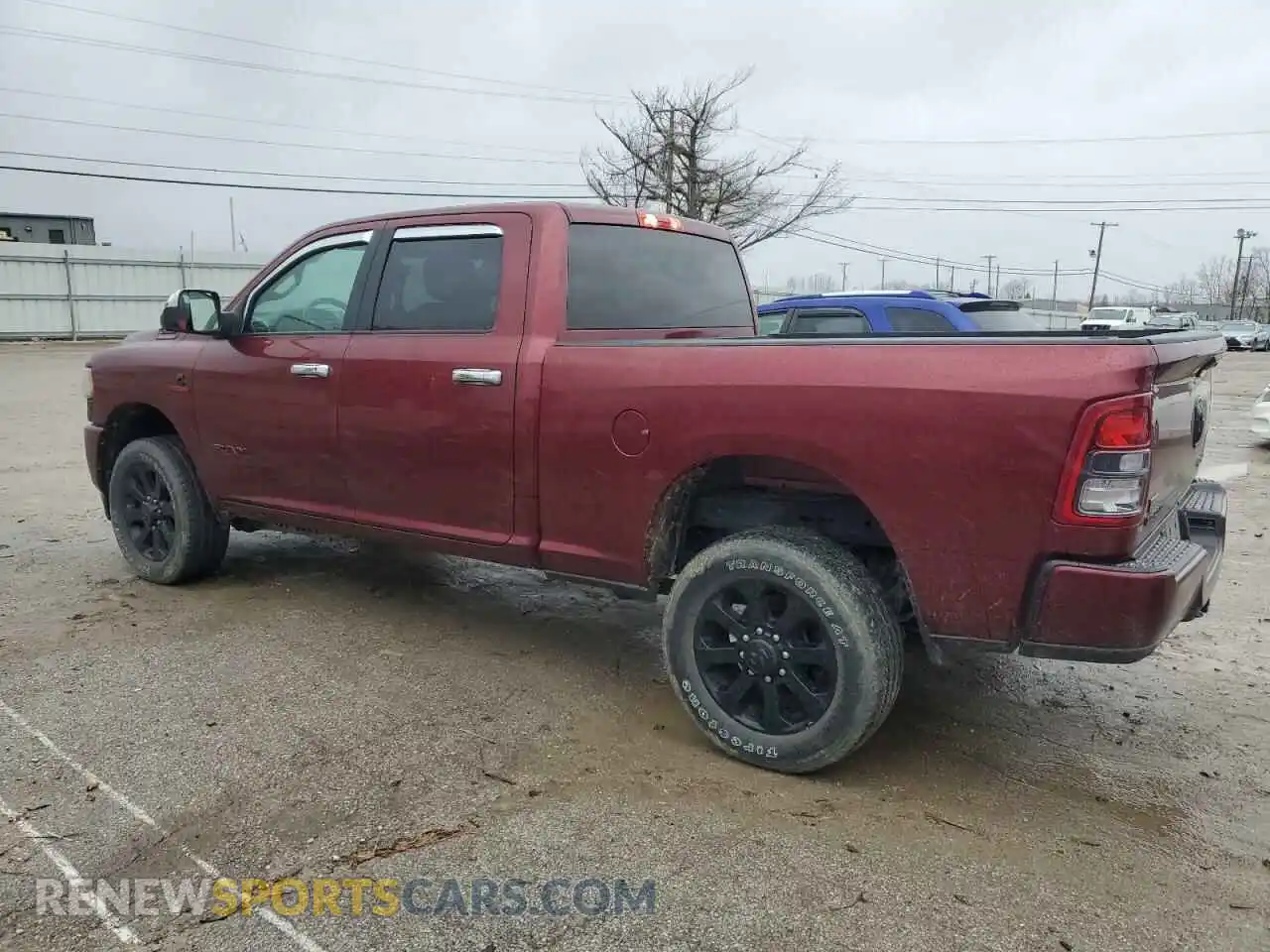 2 Photograph of a damaged car 3C6UR5DL1NG168751 RAM 2500 2022