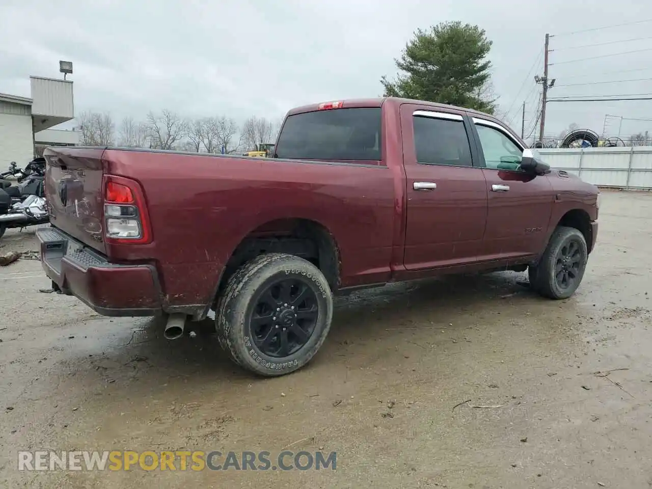 3 Photograph of a damaged car 3C6UR5DL1NG168751 RAM 2500 2022
