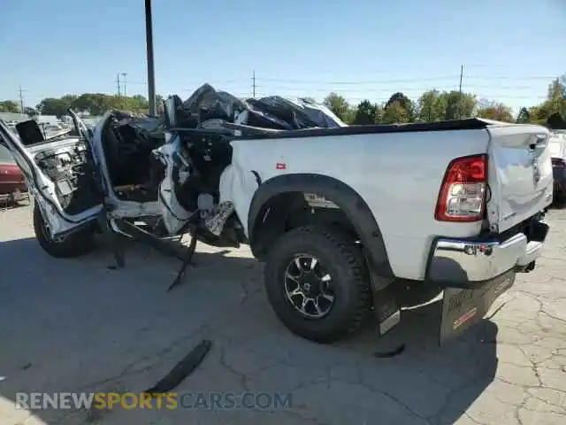 2 Photograph of a damaged car 3C6UR5DL4NG119897 RAM 2500 2022