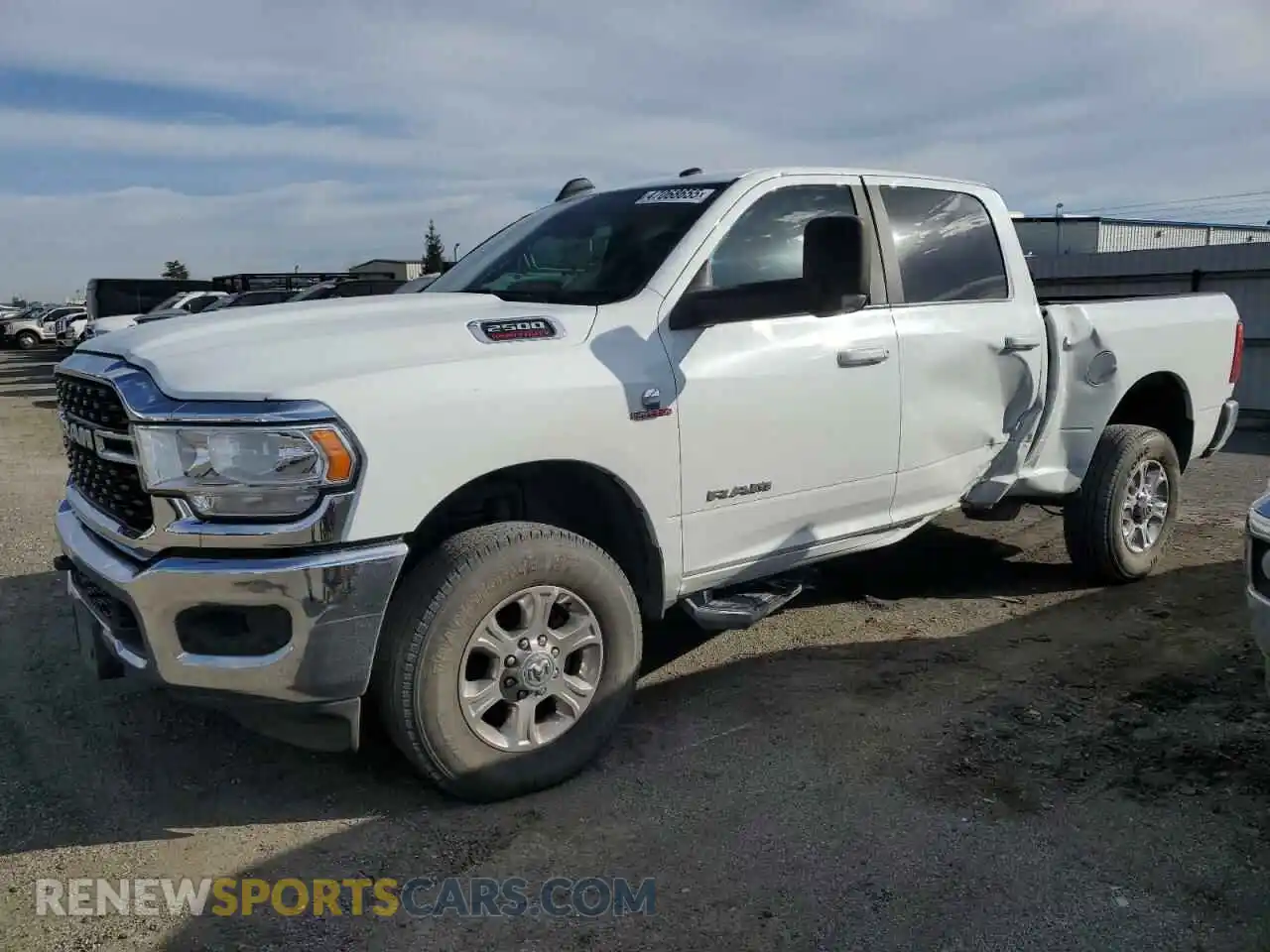 1 Photograph of a damaged car 3C6UR5DL4NG271534 RAM 2500 2022