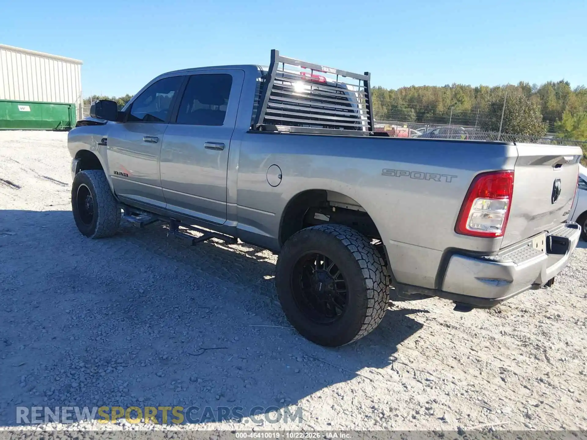 3 Photograph of a damaged car 3C6UR5DL4NG350721 RAM 2500 2022
