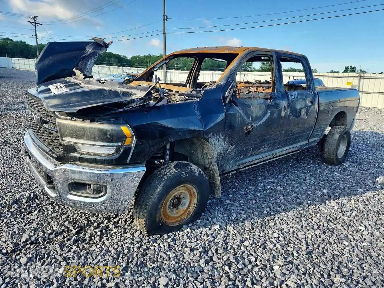 1 Photograph of a damaged car 3C6UR5DL5NG328338 RAM 2500 2022