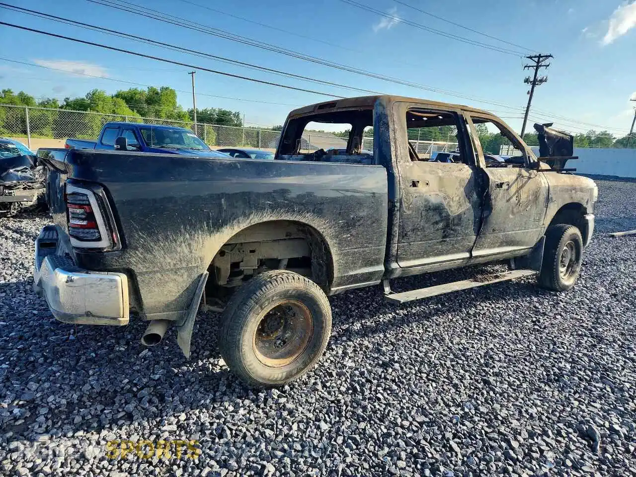 3 Photograph of a damaged car 3C6UR5DL5NG328338 RAM 2500 2022
