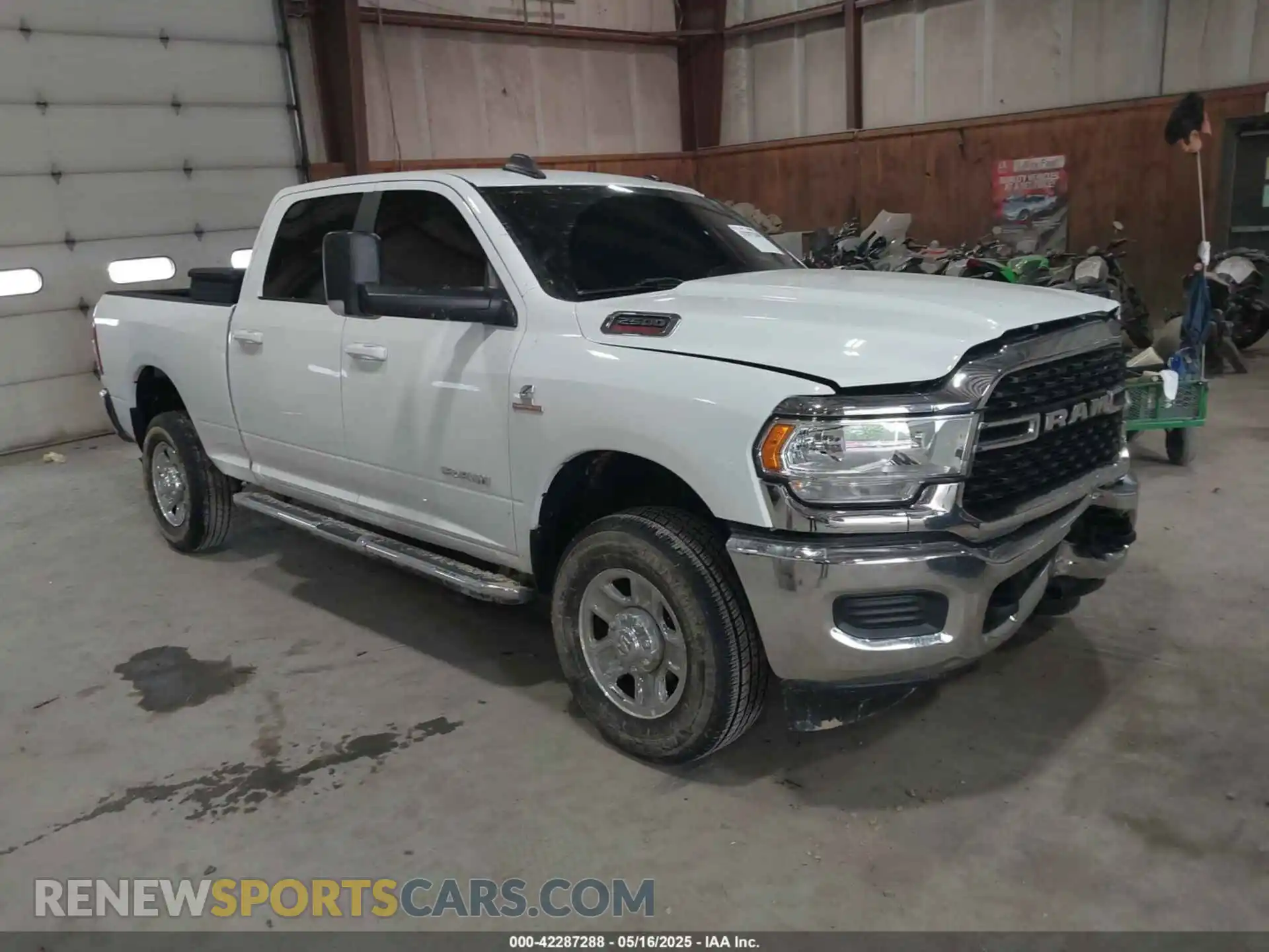 1 Photograph of a damaged car 3C6UR5DL6NG436791 RAM 2500 2022