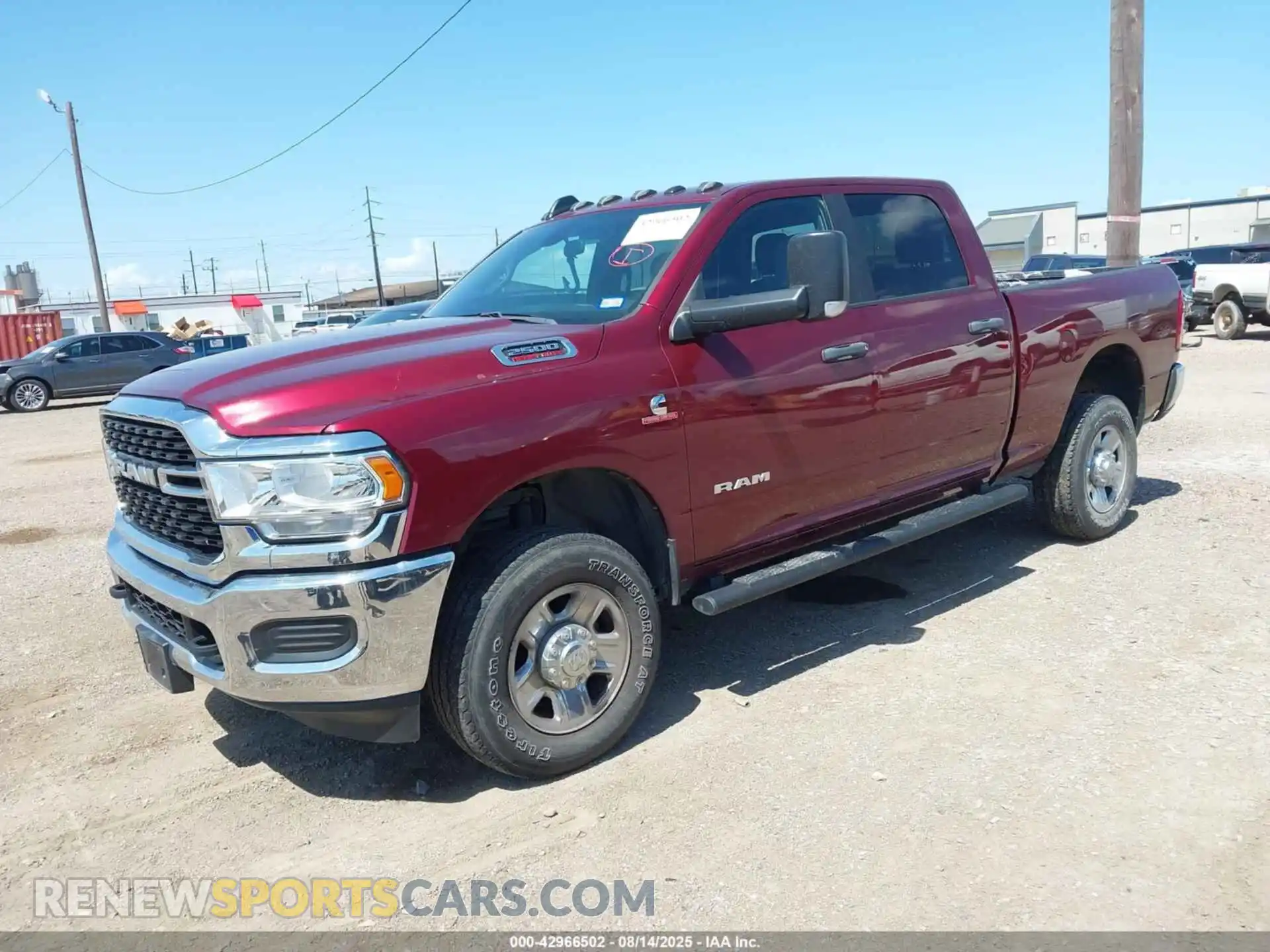 2 Photograph of a damaged car 3C6UR5DL9NG324177 RAM 2500 2022