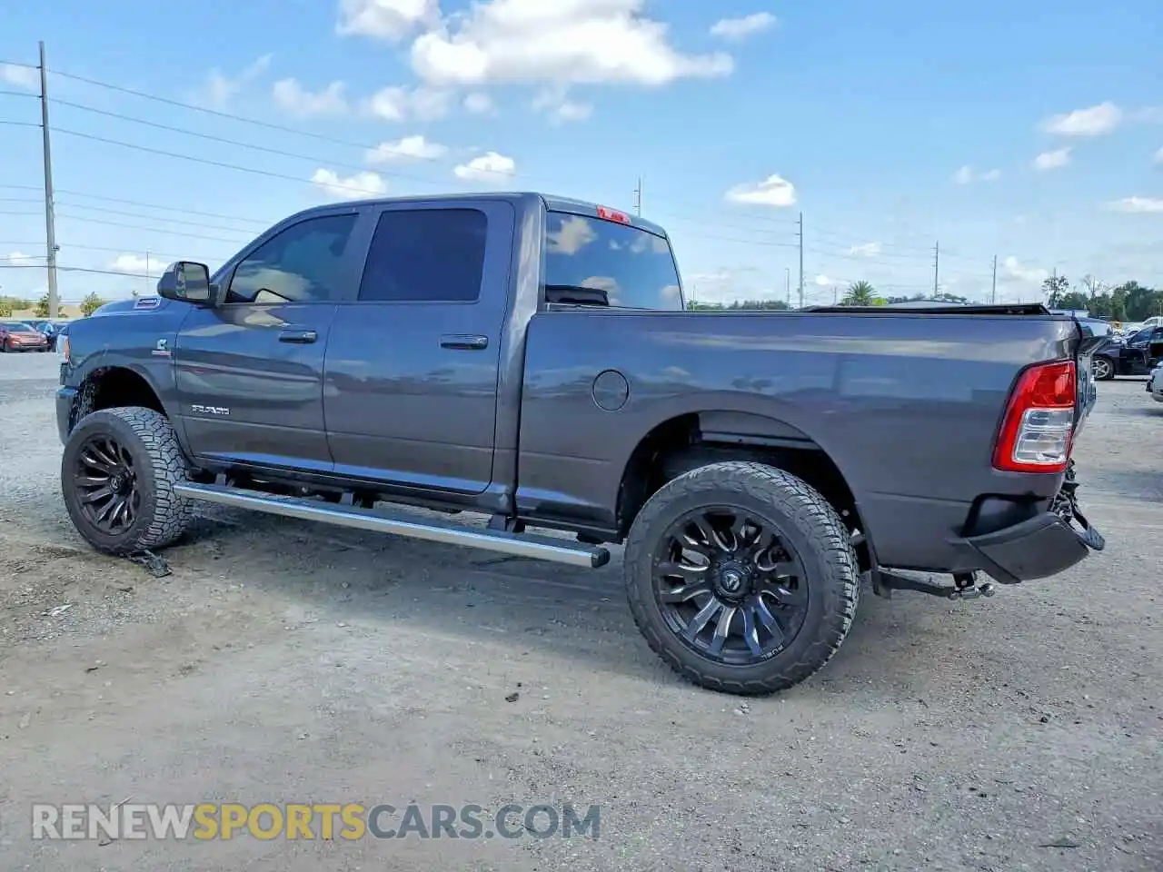 2 Photograph of a damaged car 3C6UR5DLXNG124117 RAM 2500 2022