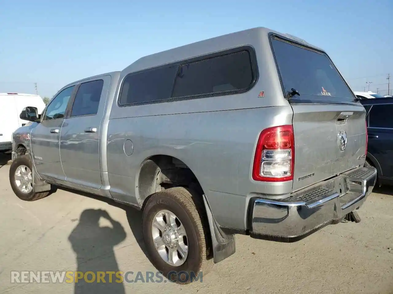 2 Photograph of a damaged car 3C6UR5DLXNG254768 RAM 2500 2022