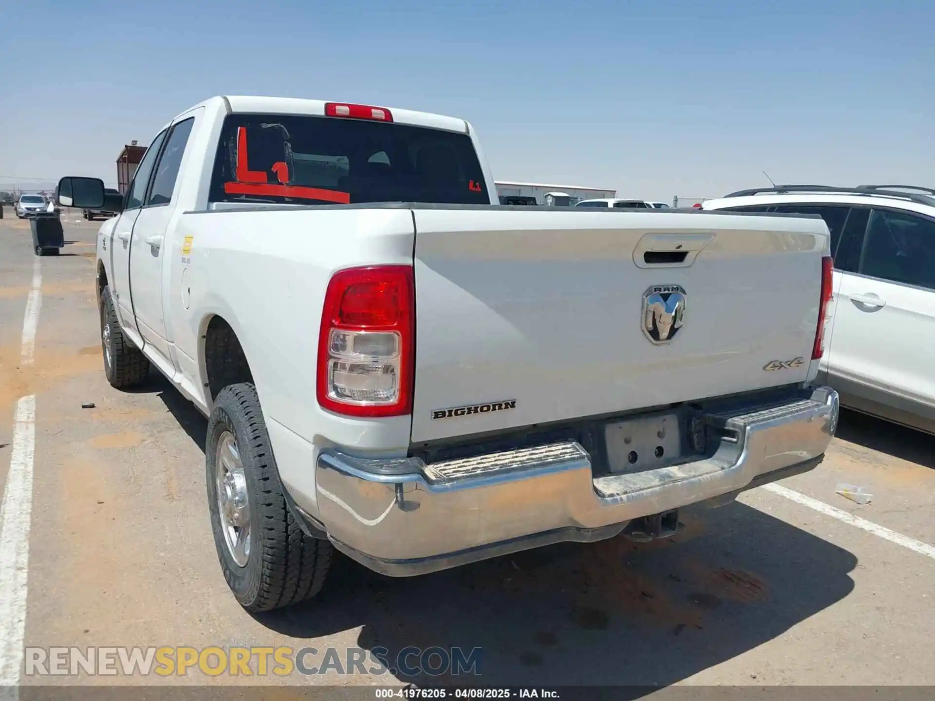 3 Photograph of a damaged car 3C6UR5DLXNG321501 RAM 2500 2022