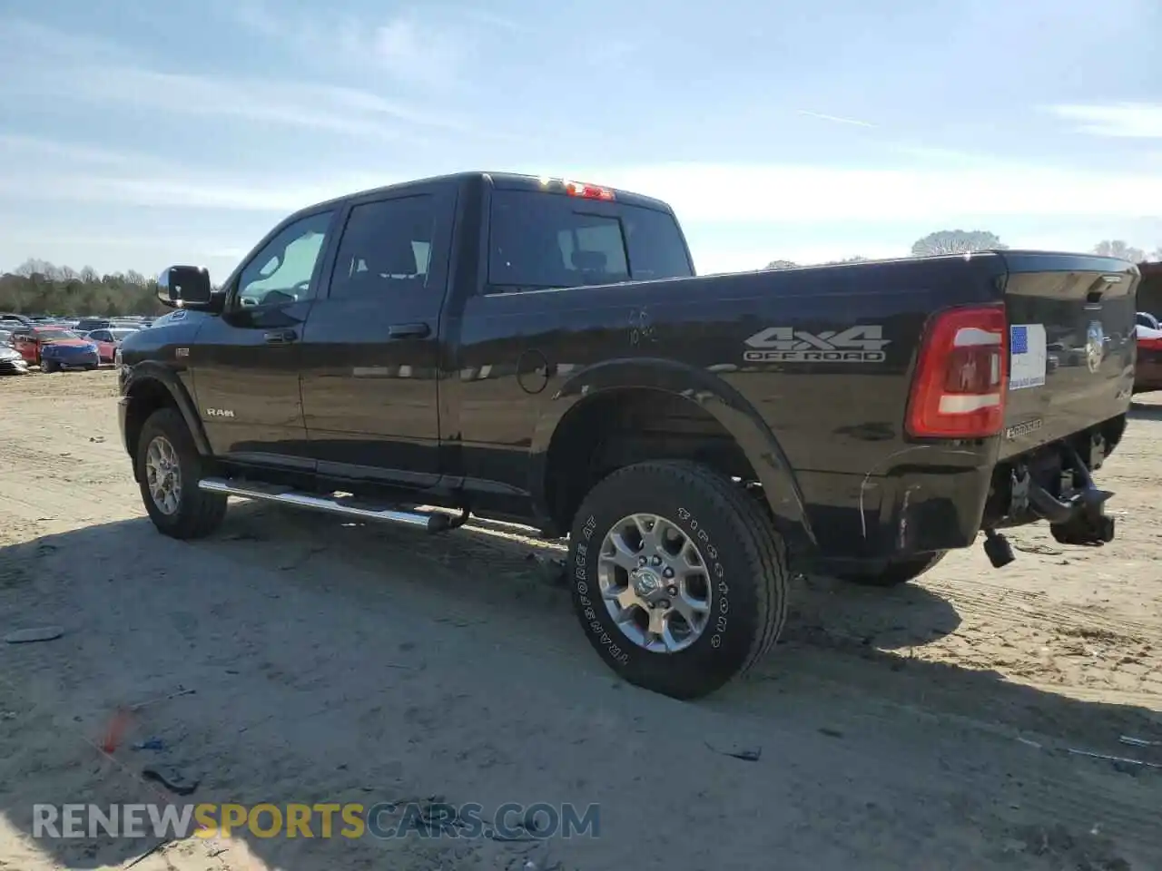 2 Photograph of a damaged car 3C6UR5FJ7NG383885 RAM 2500 2022