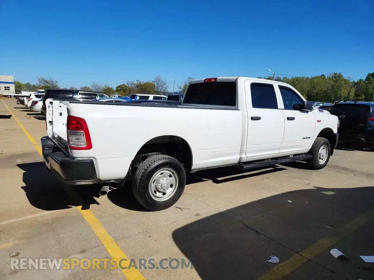 3 Photograph of a damaged car 3C6UR5HJ4NG154965 RAM 2500 2022