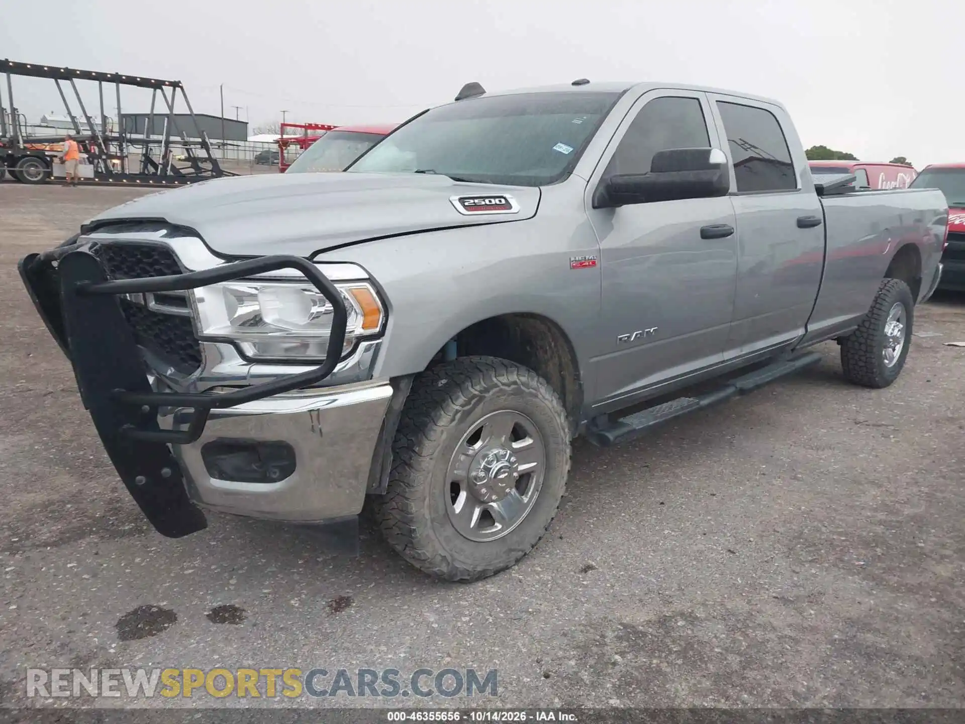 2 Photograph of a damaged car 3C6UR5HJXNG366348 RAM 2500 2022