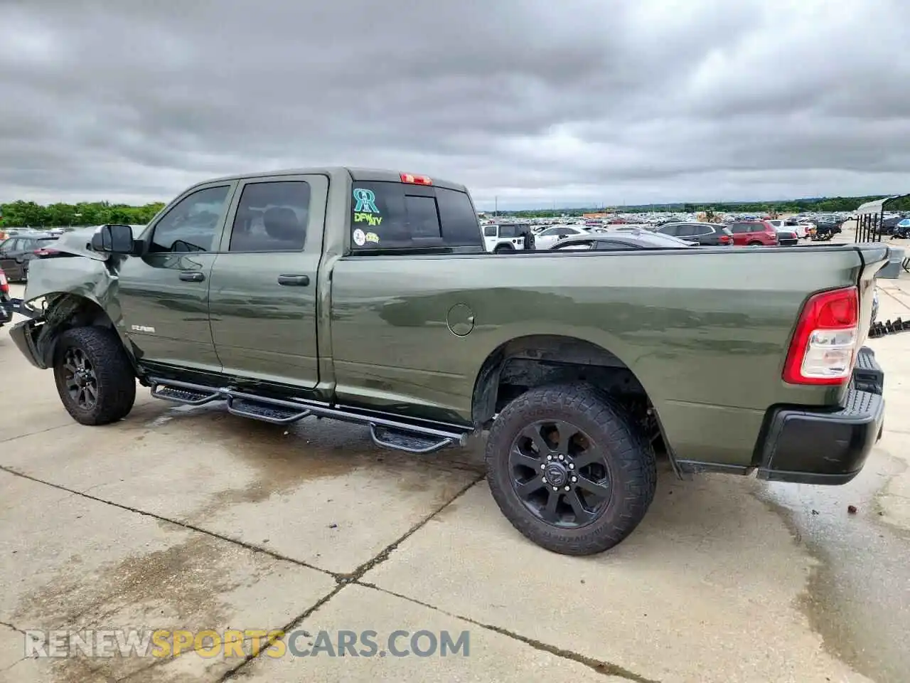 2 Photograph of a damaged car 3C6UR5HLXNG106582 RAM 2500 2022