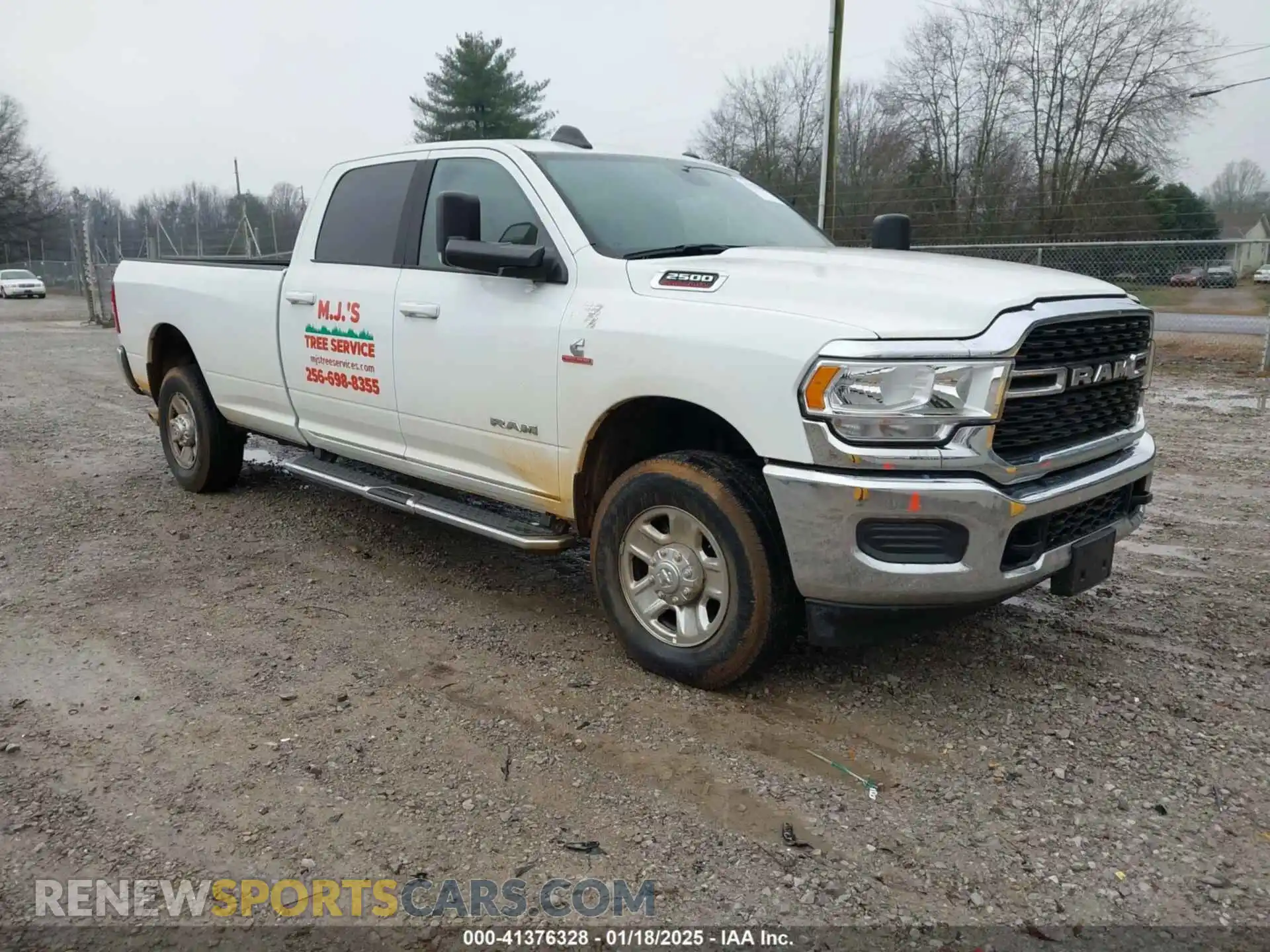 1 Photograph of a damaged car 3C6UR5JL2NG297439 RAM 2500 2022