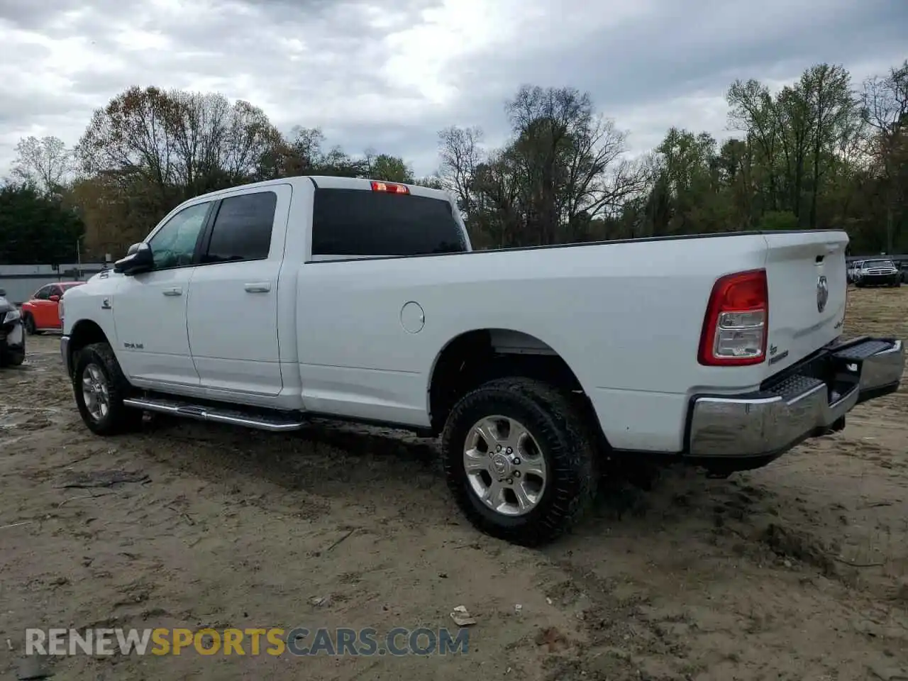 2 Photograph of a damaged car 3C6UR5JL4NG156579 RAM 2500 2022