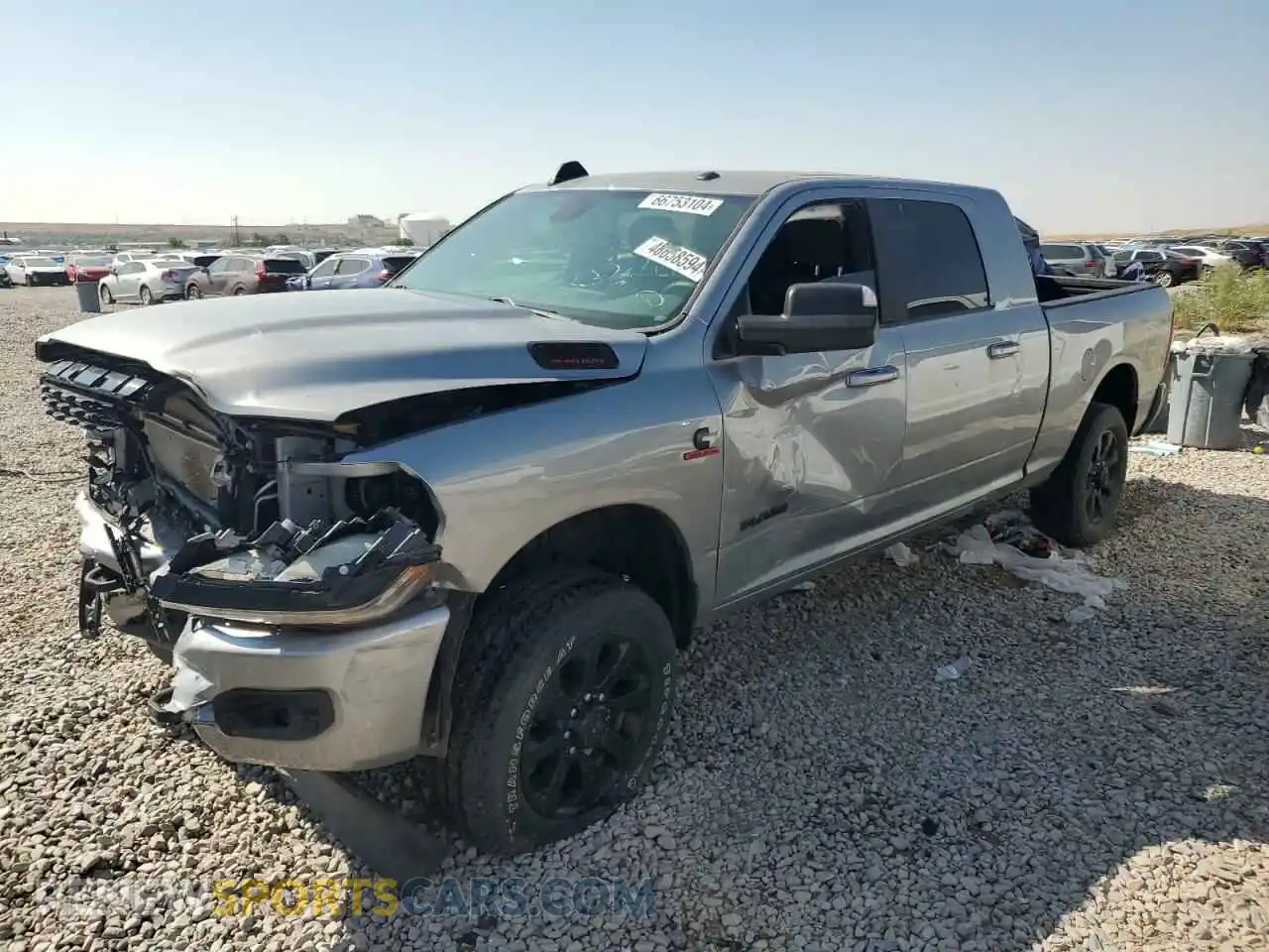 1 Photograph of a damaged car 3C6UR5ML2NG183873 RAM 2500 2022