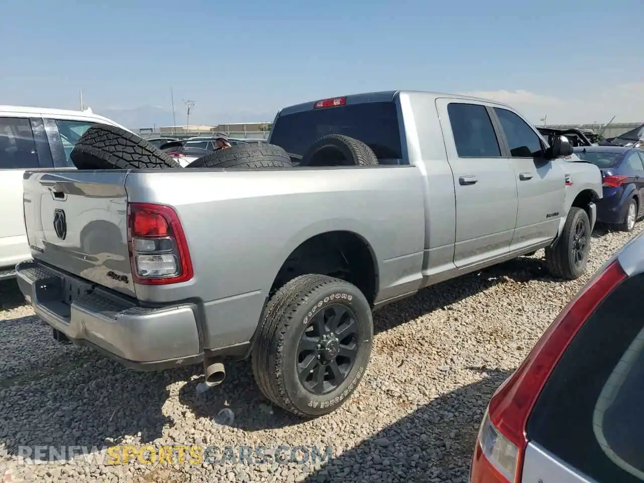 3 Photograph of a damaged car 3C6UR5ML2NG183873 RAM 2500 2022