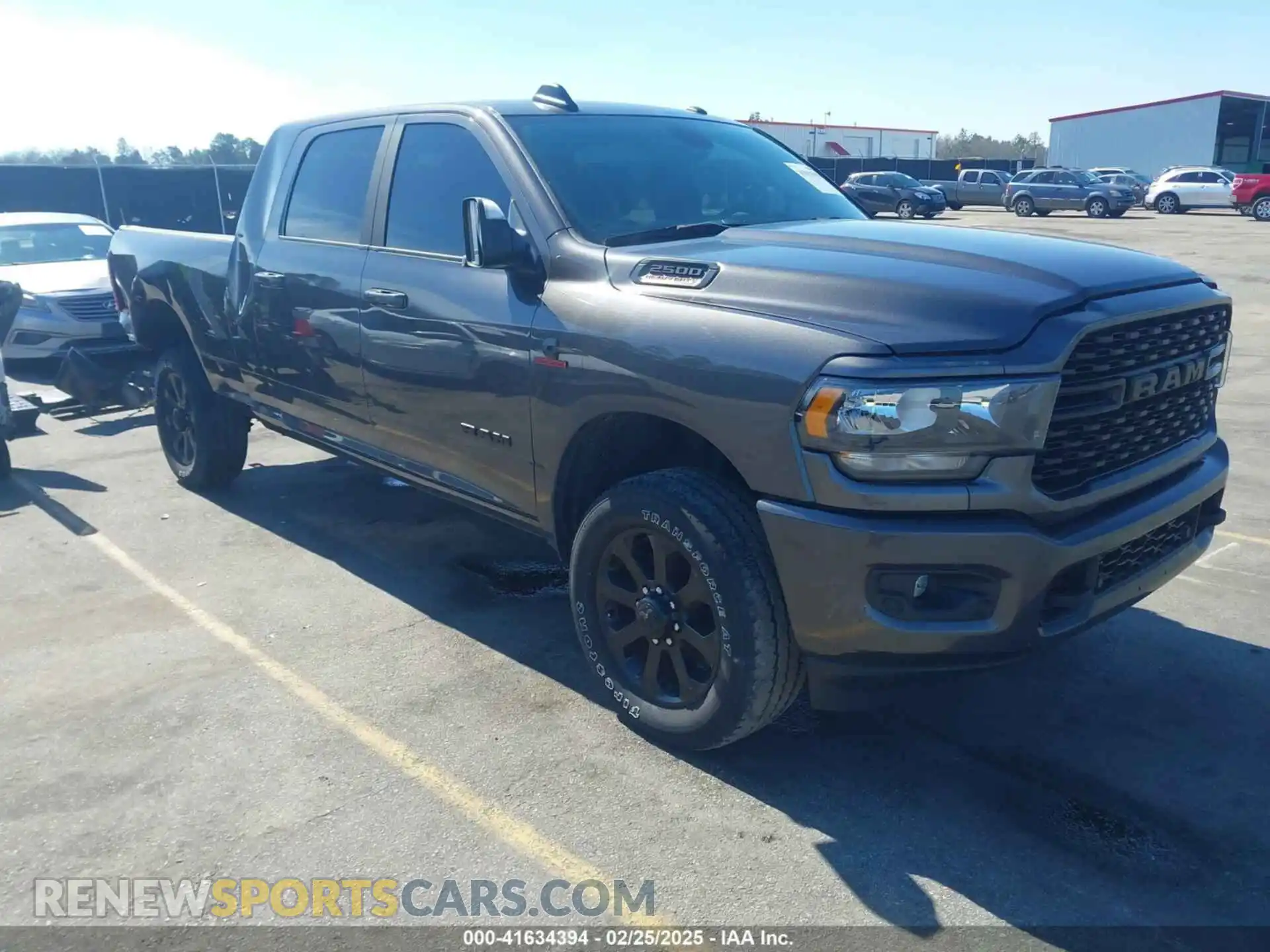 1 Photograph of a damaged car 3C6UR5ML7NG289963 RAM 2500 2022
