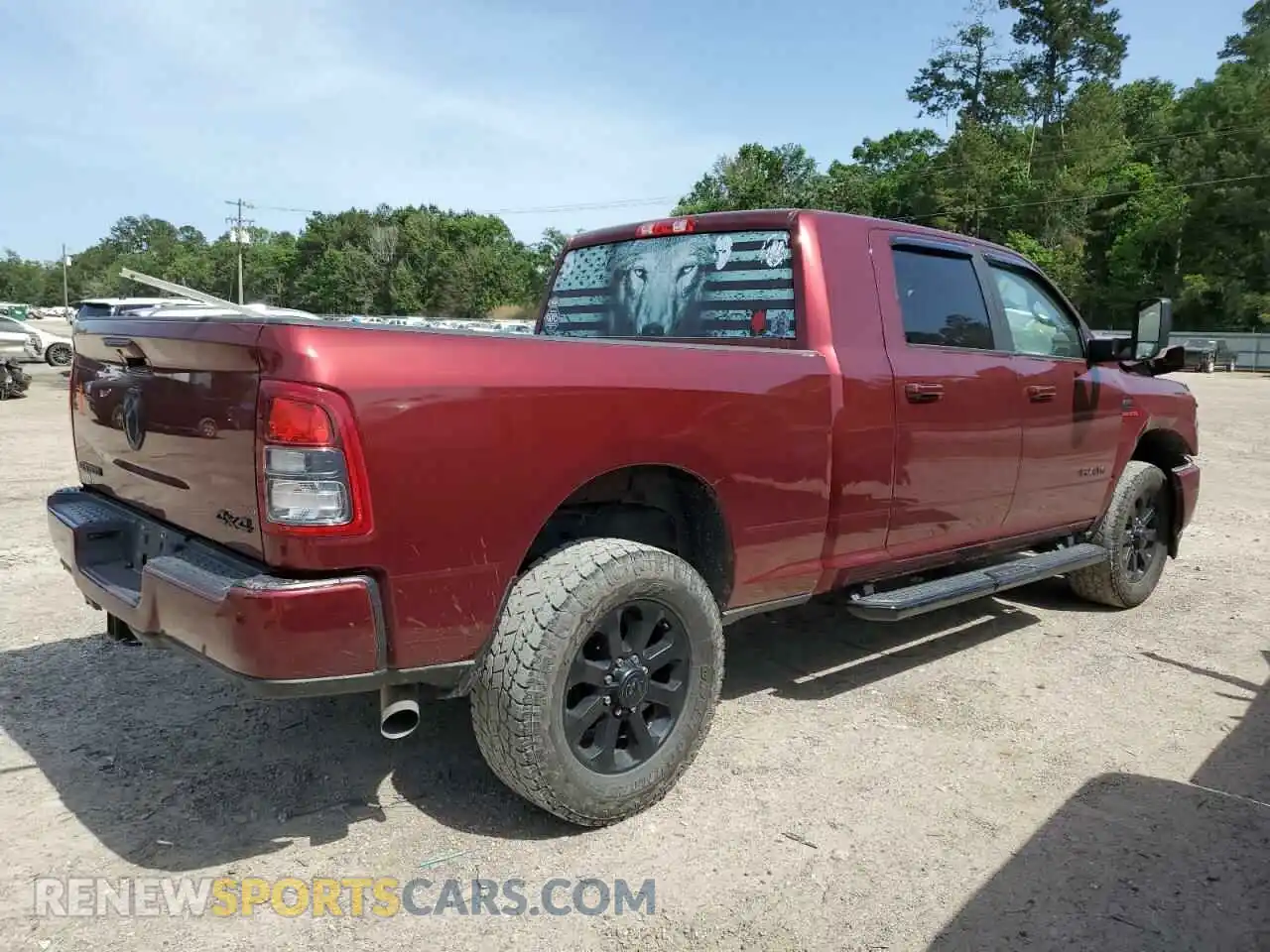 3 Photograph of a damaged car 3C6UR5MLXNG309851 RAM 2500 2022