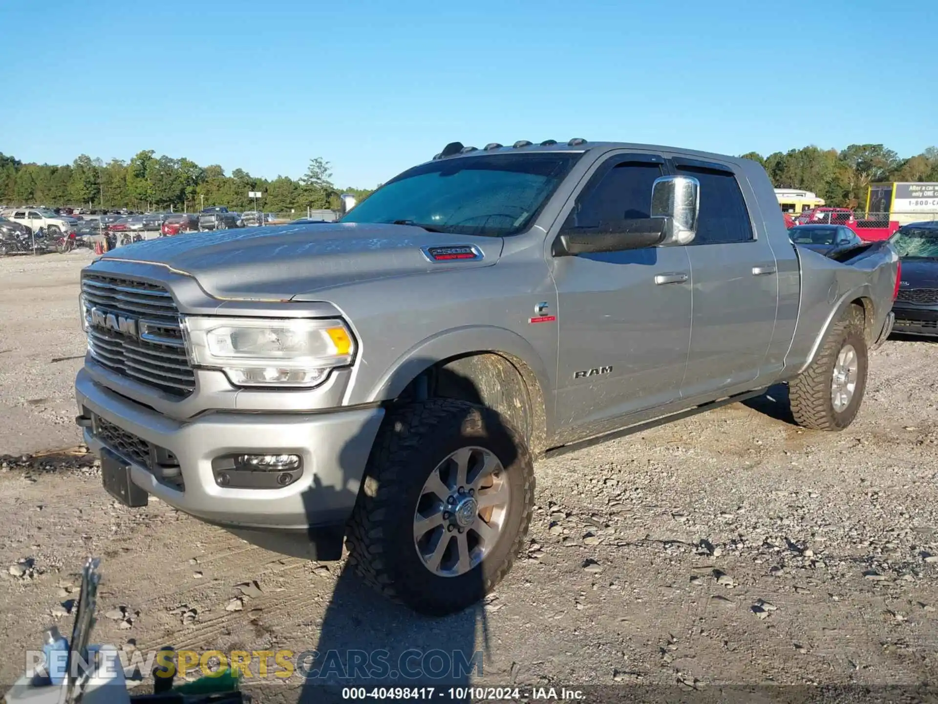 2 Photograph of a damaged car 3C6UR5NL3NG433751 RAM 2500 2022