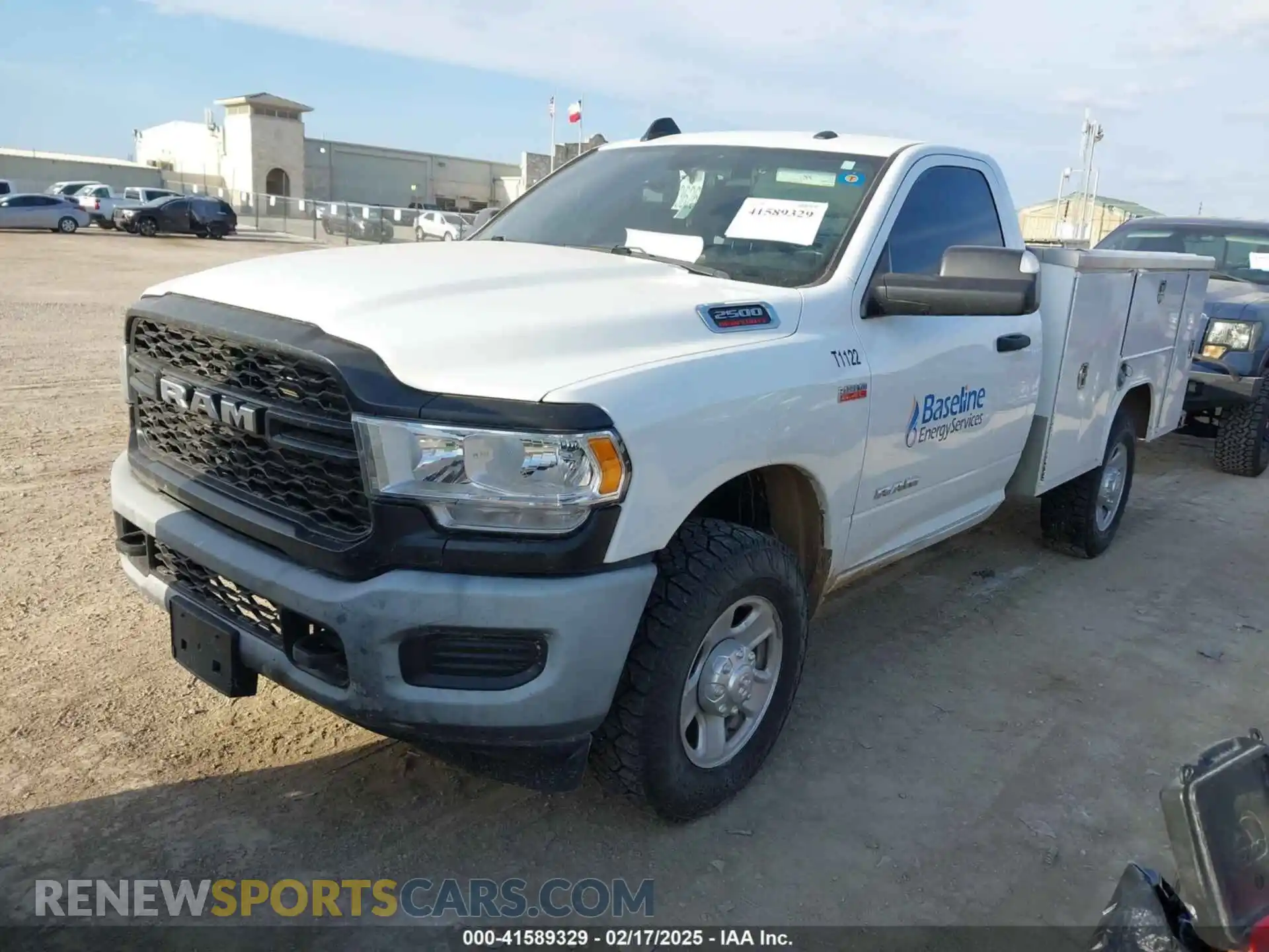 2 Photograph of a damaged car 3C7WR5AJ1NG253788 RAM 2500 2022