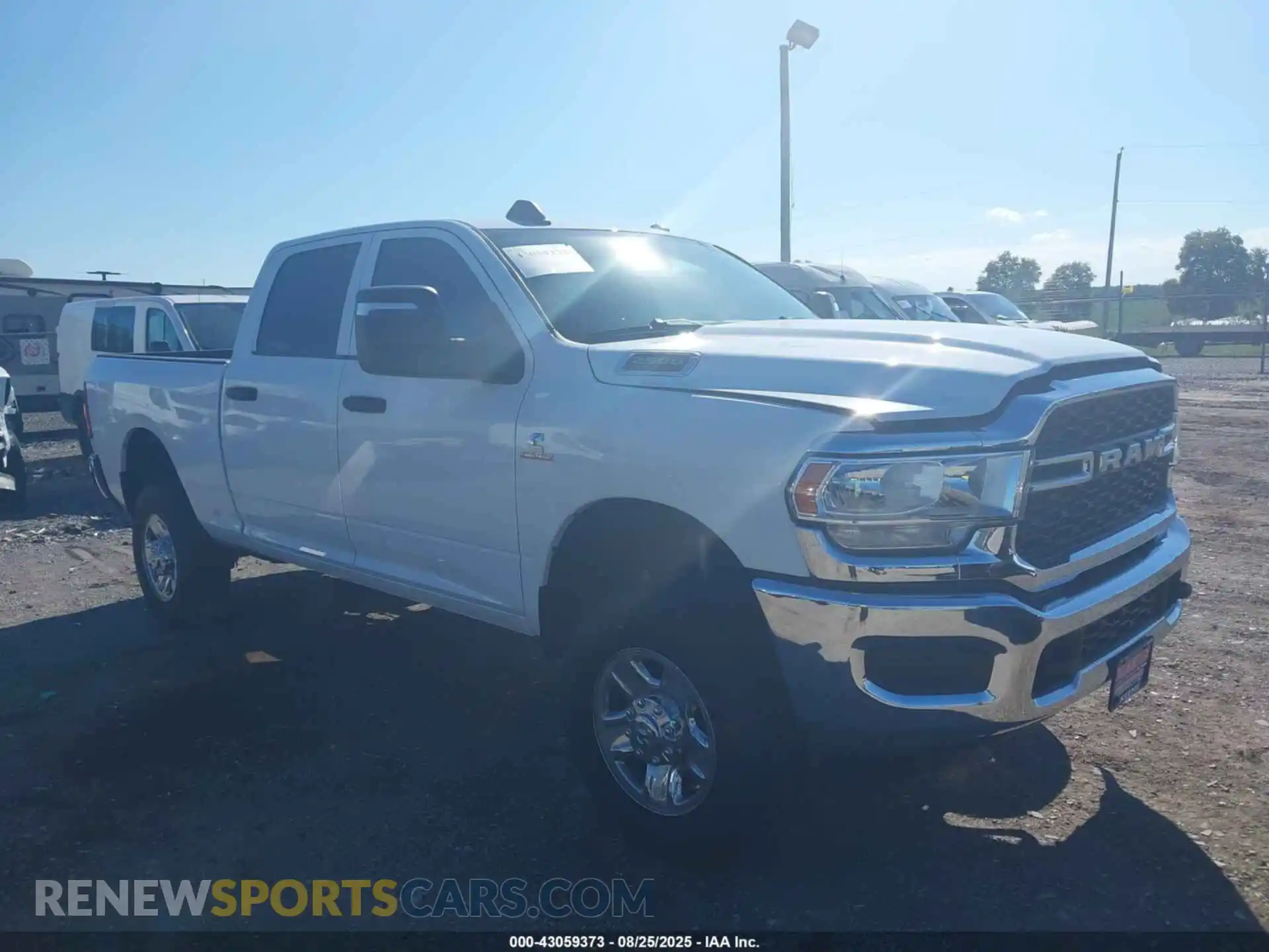 1 Photograph of a damaged car 3C6UR5CL2PG502757 RAM 2500 2023