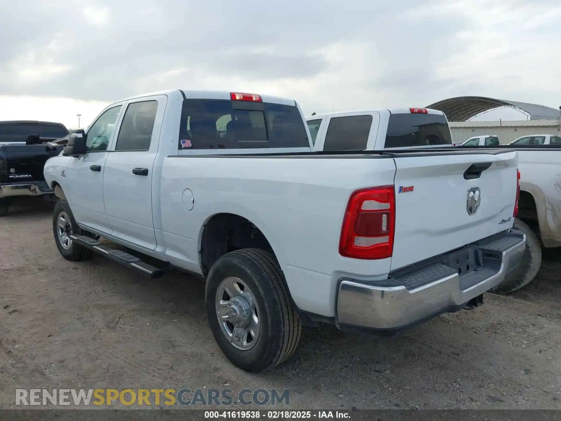 3 Photograph of a damaged car 3C6UR5CL7PG566941 RAM 2500 2023