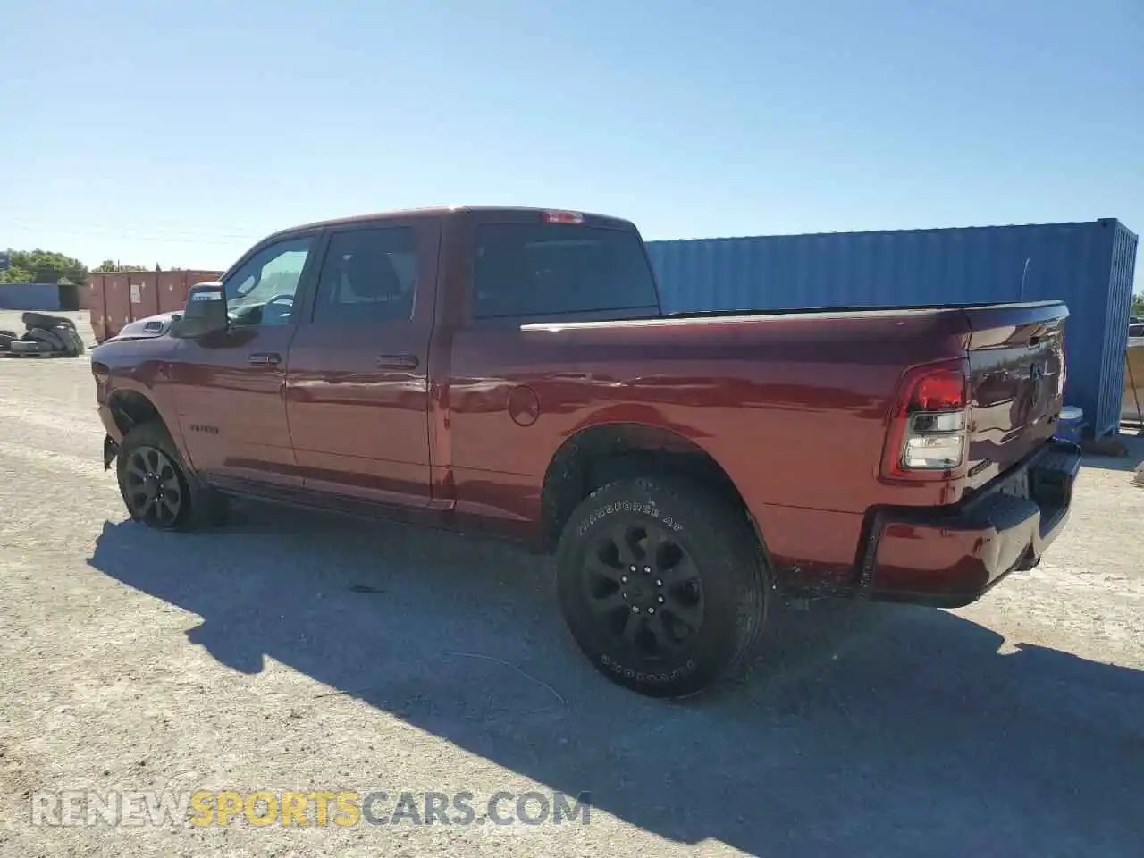 2 Photograph of a damaged car 3C6UR5DL3PG647496 RAM 2500 2023