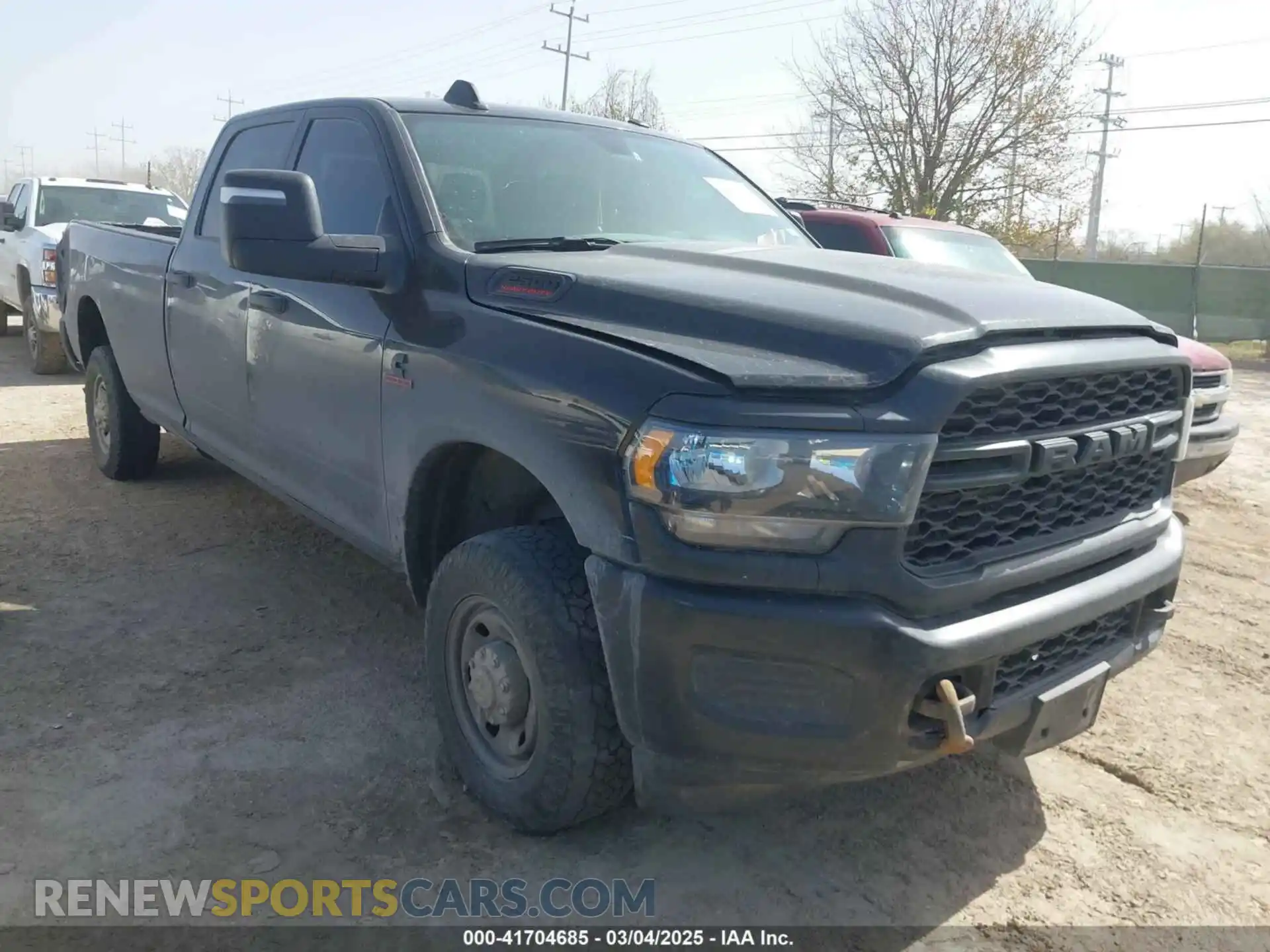 1 Photograph of a damaged car 3C6UR5HL2PG587012 RAM 2500 2023