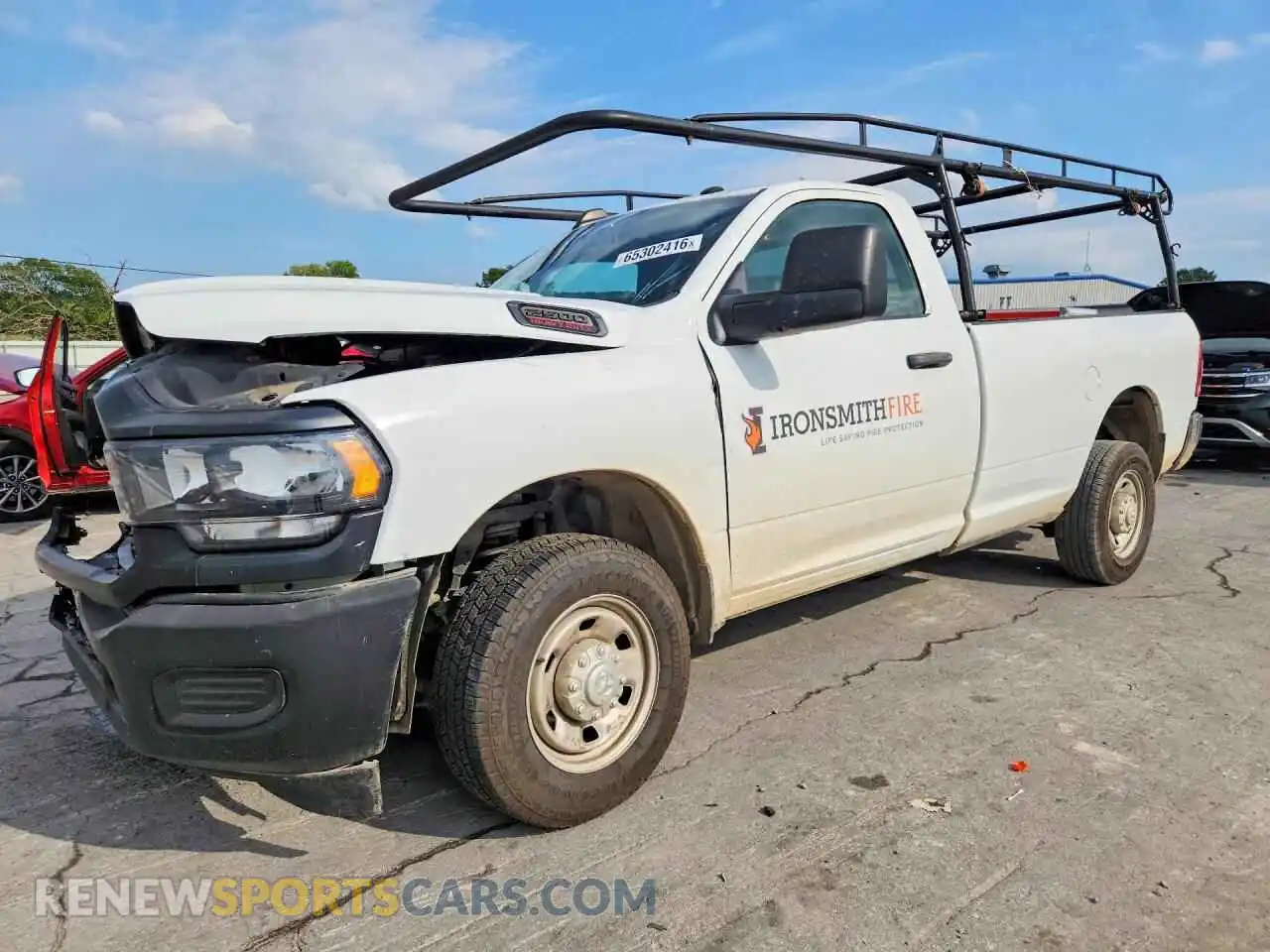 1 Photograph of a damaged car 3C6MR4AJ6RG192188 RAM 2500 2024