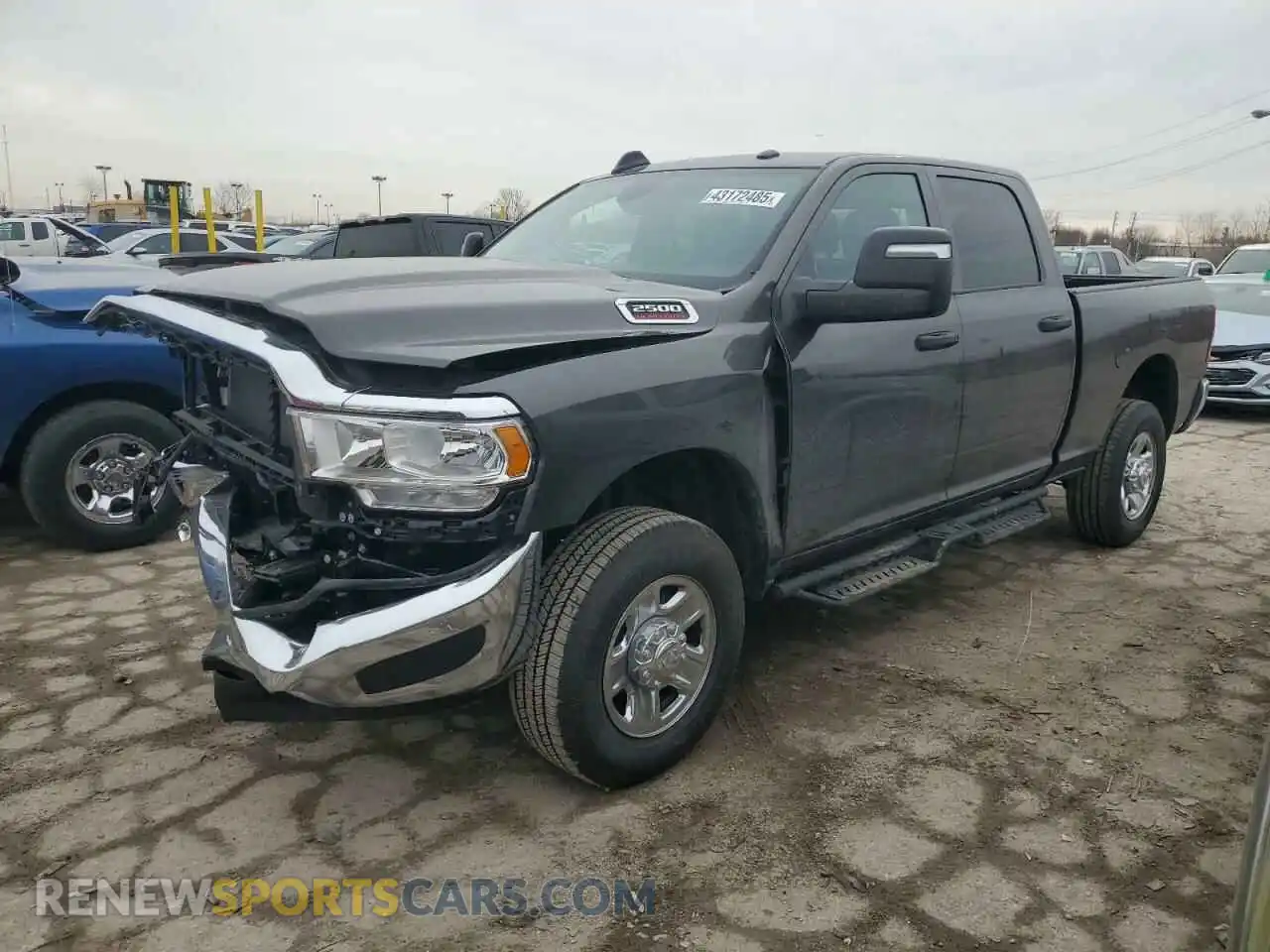1 Photograph of a damaged car 3C6UR5CJ4RG367640 RAM 2500 2024