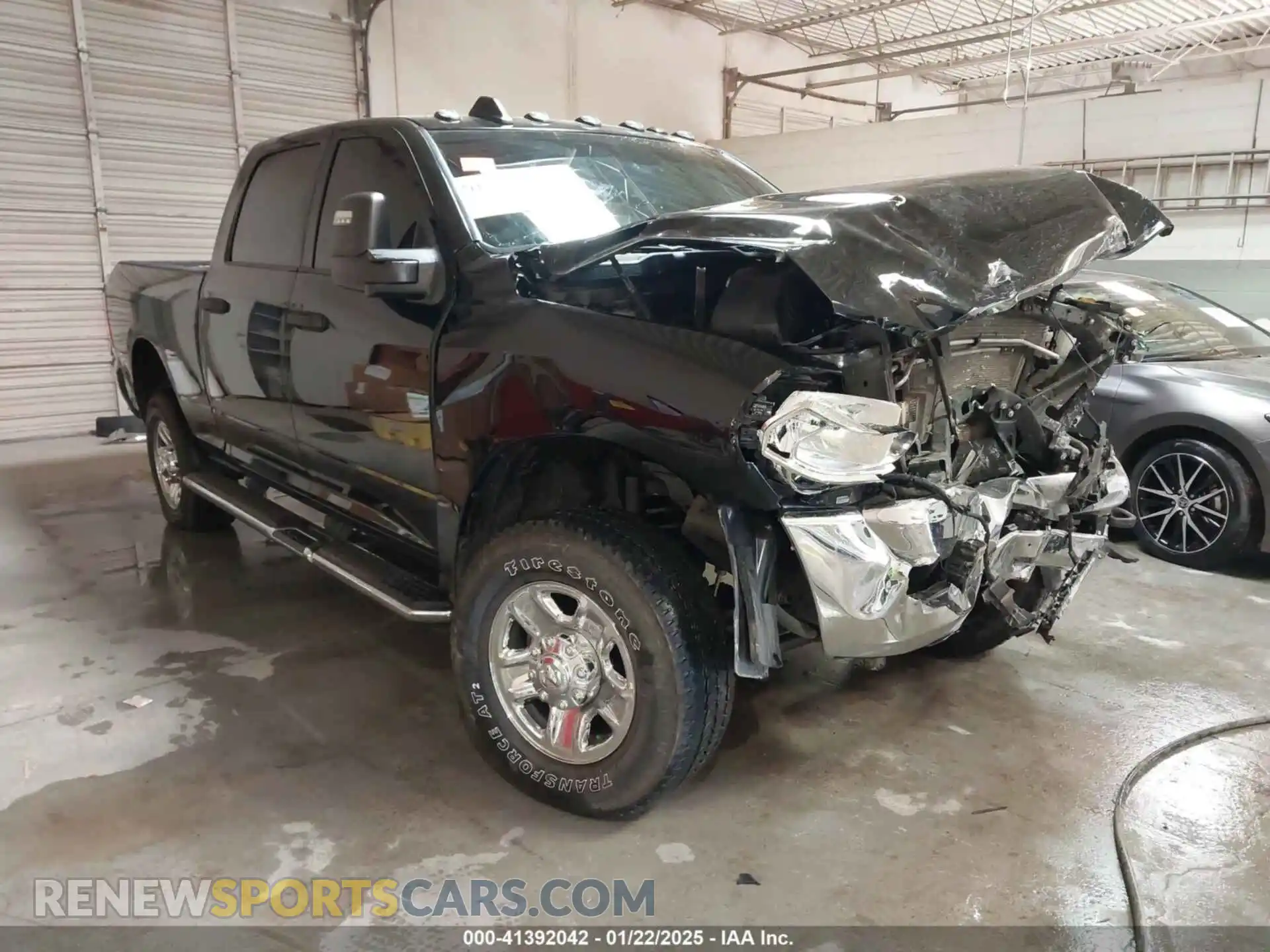 1 Photograph of a damaged car 3C6UR5CJ5RG251069 RAM 2500 2024