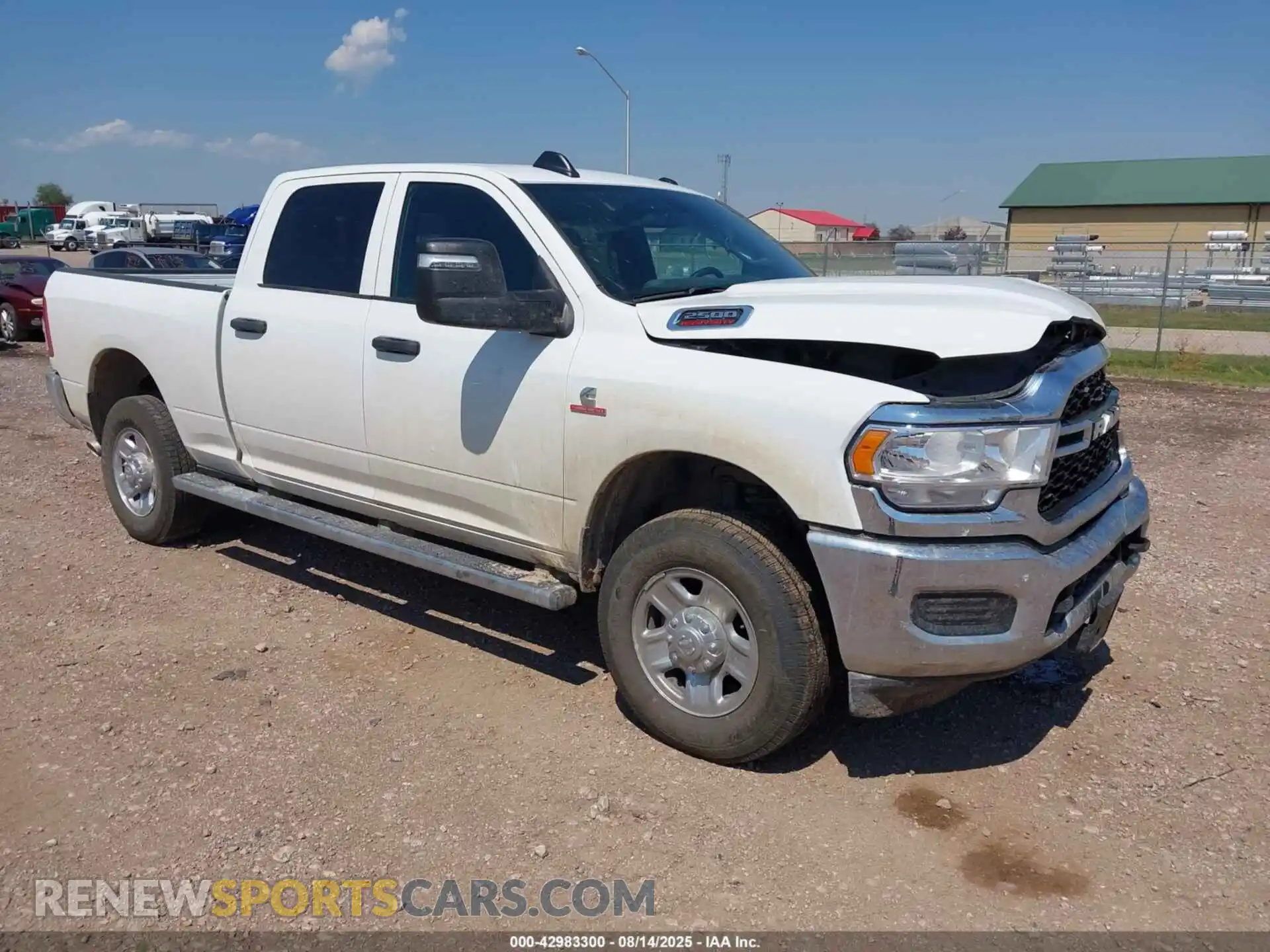 1 Photograph of a damaged car 3C6UR5CL7RG356570 RAM 2500 2024